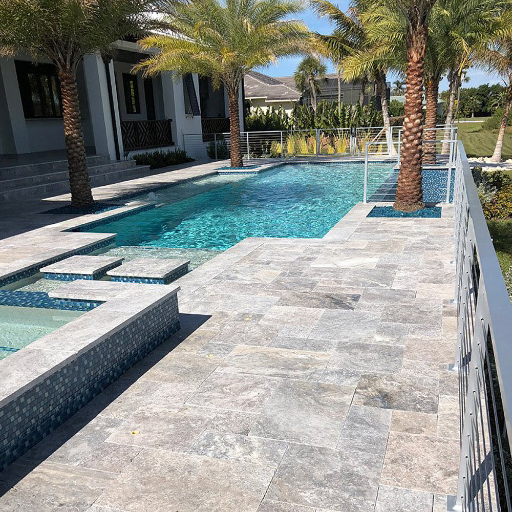 SILVER PREMIUM: Pavers (16"Γ24"Γ1 3/16" | tumbled)