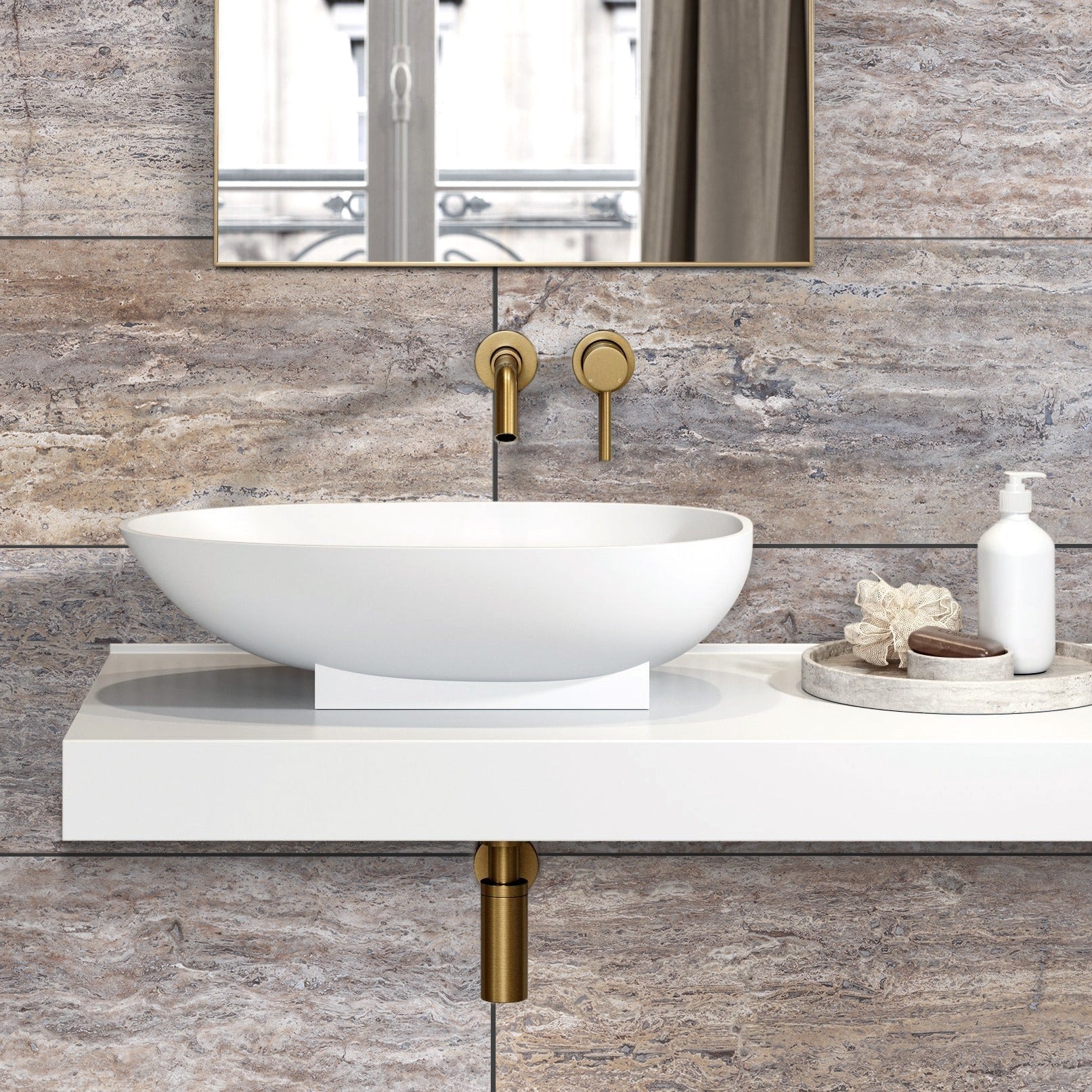SILVER PREMIUM: Field Tile (18"Γ18"Γ1/2" | filled & honed)