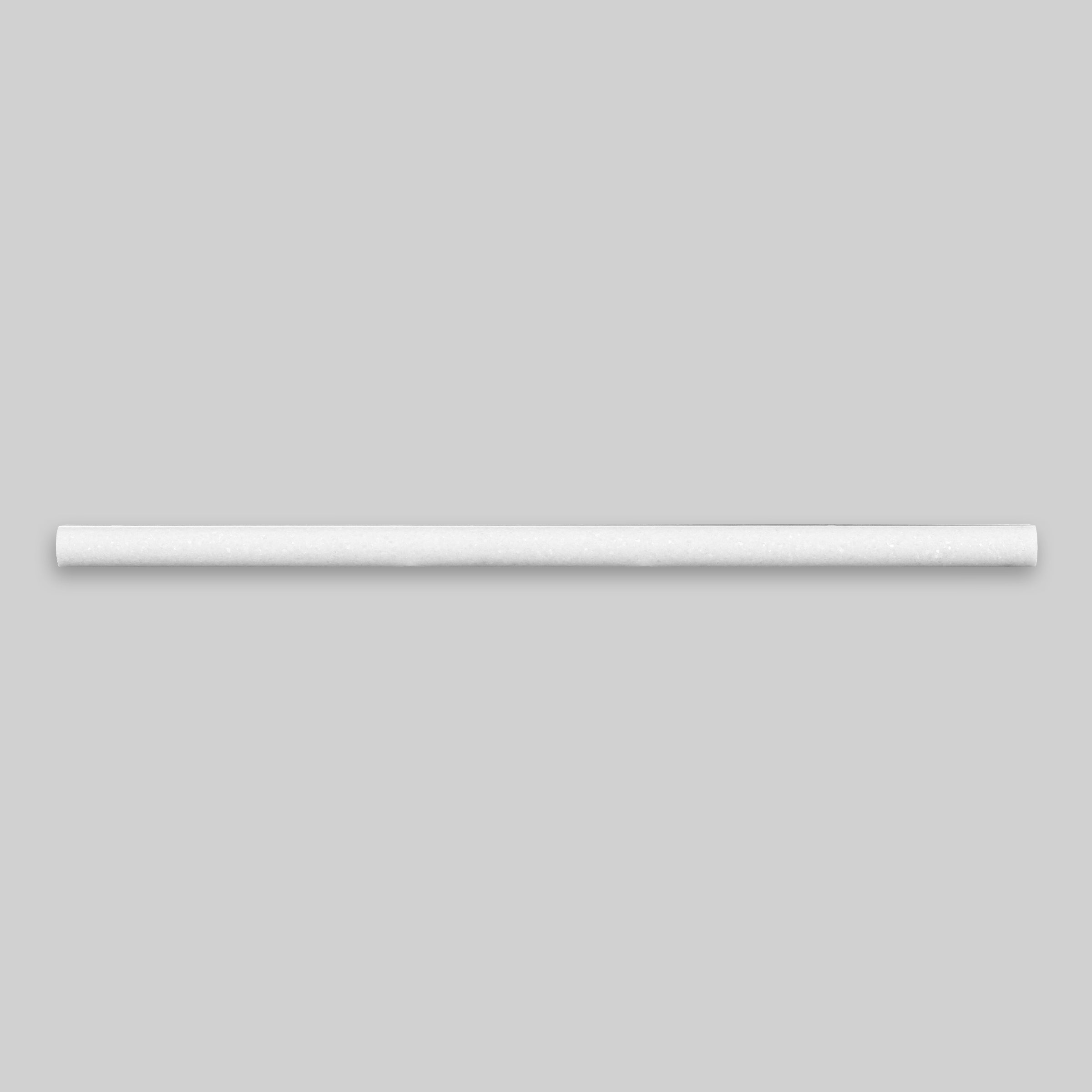 THASSOS WHITE: Trim (1/2"×12"×3/4" | honed)