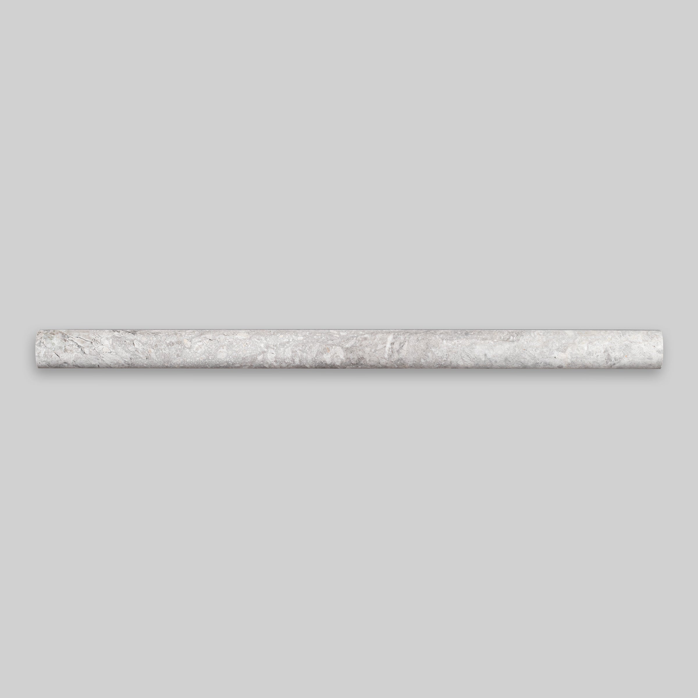 TUNDRA GREY: 1" Straight Stack Mosaic (12"×12"×3/8" | split-face)