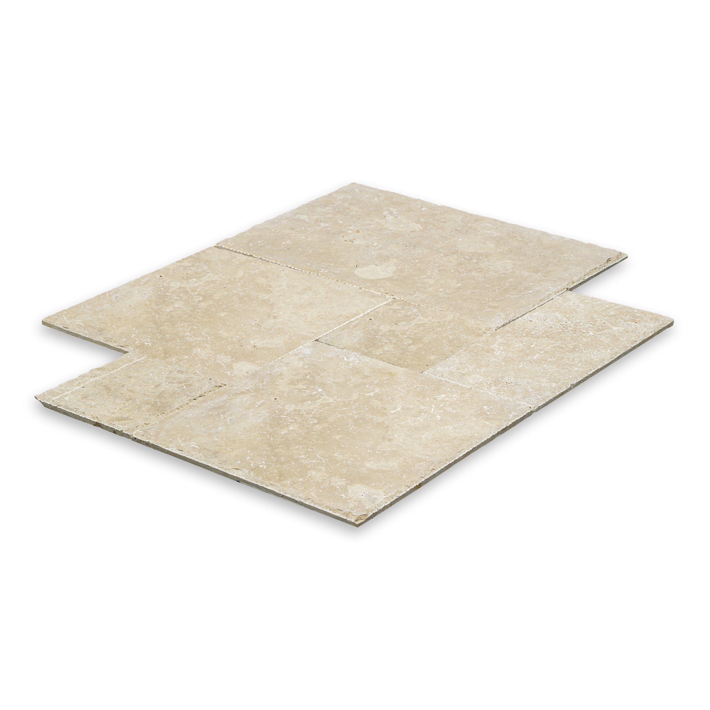 WALNUT: Versailles Pattern Field Tile (16"×16"×1/2" | brushed)