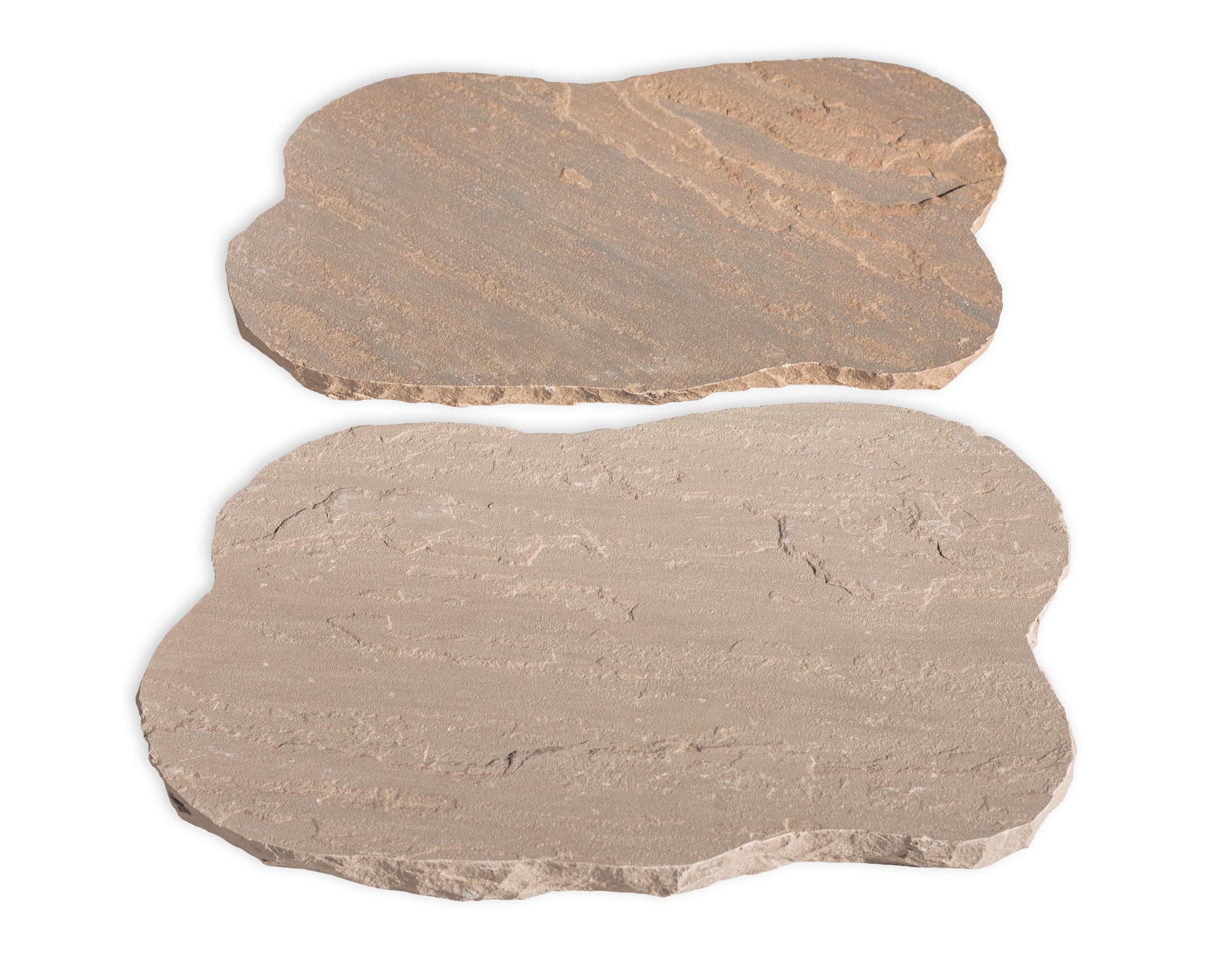 Classic MiniSteppers Brown step by Old World Flagstone, primary product image, 11.0" x 16.0" size. Premium stone veneer for exterior and interior walls.