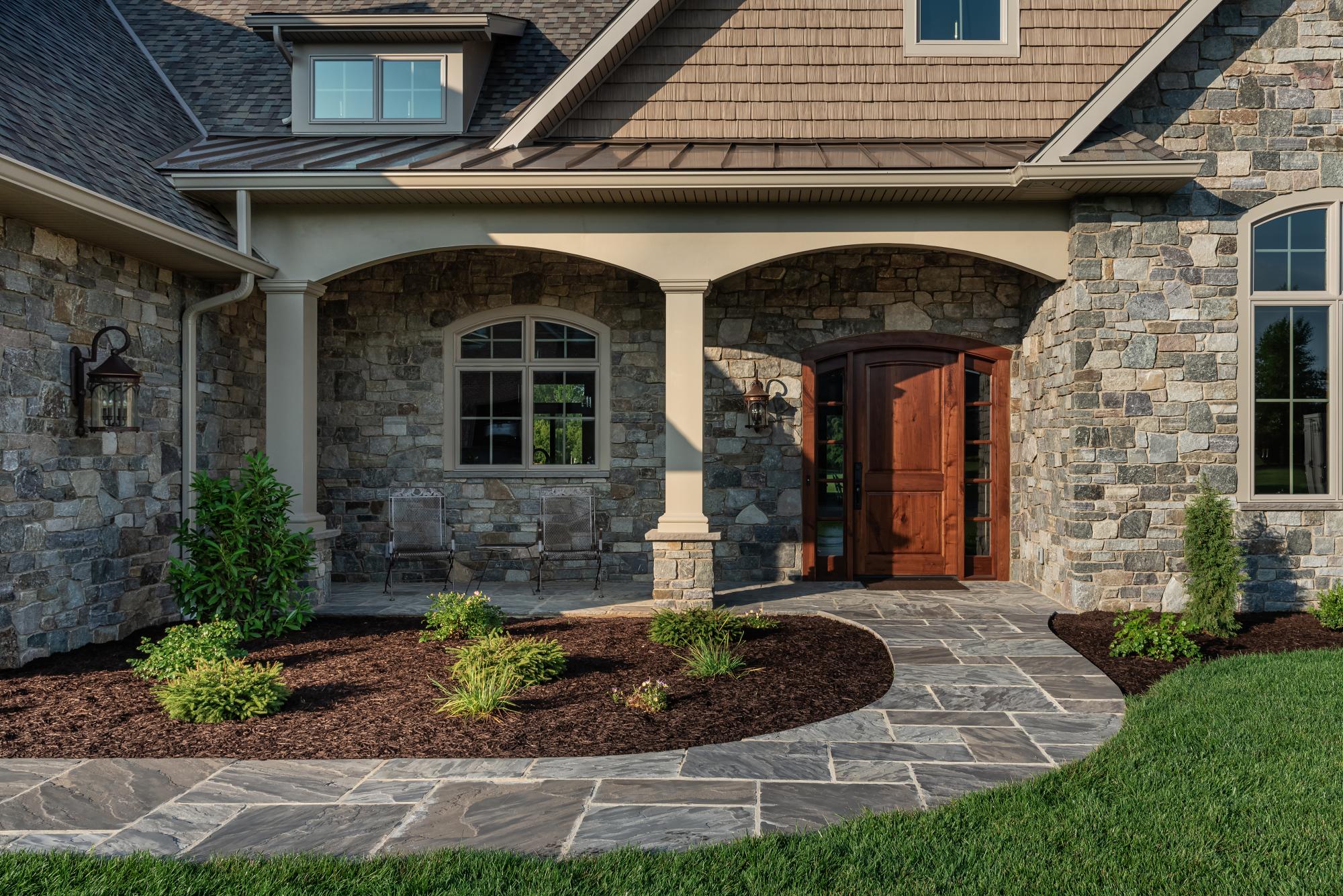 Homestead Rubble Rockland wall panels by Old World Veneer, primary product image. Premium stone veneer for exterior and interior walls.