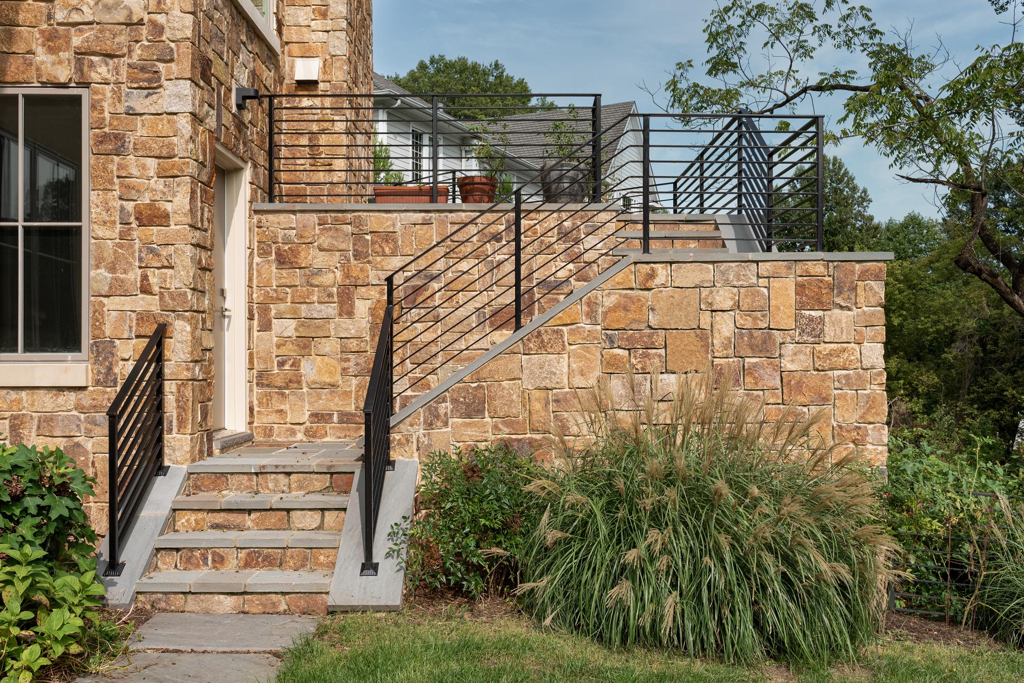 Rustic Ashlar Granite Falls wall panels by Old World Veneer, primary product image. Premium stone veneer for exterior and interior walls.