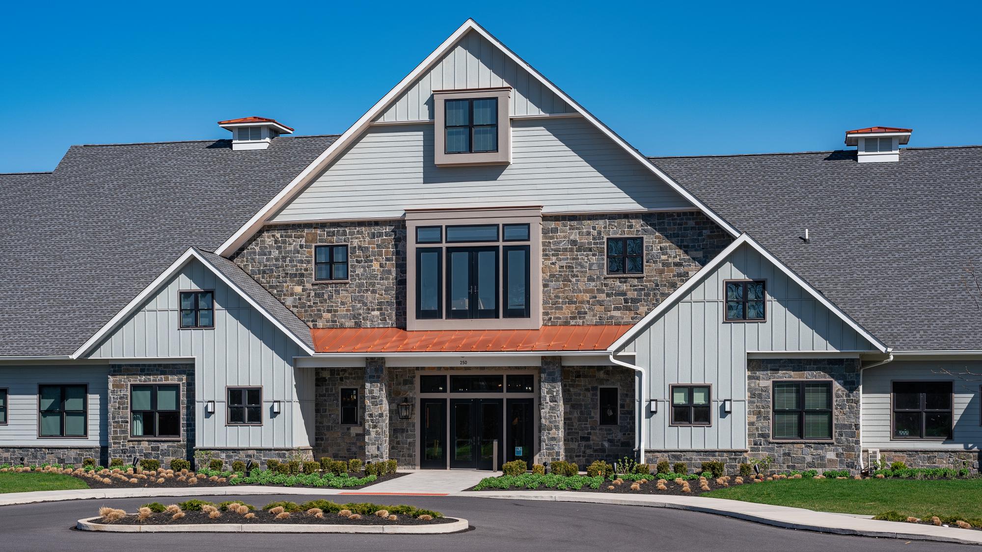 Rustic Ashlar Winter Harbor wall panels by Old World Veneer, primary product image. Premium stone veneer for exterior and interior walls.