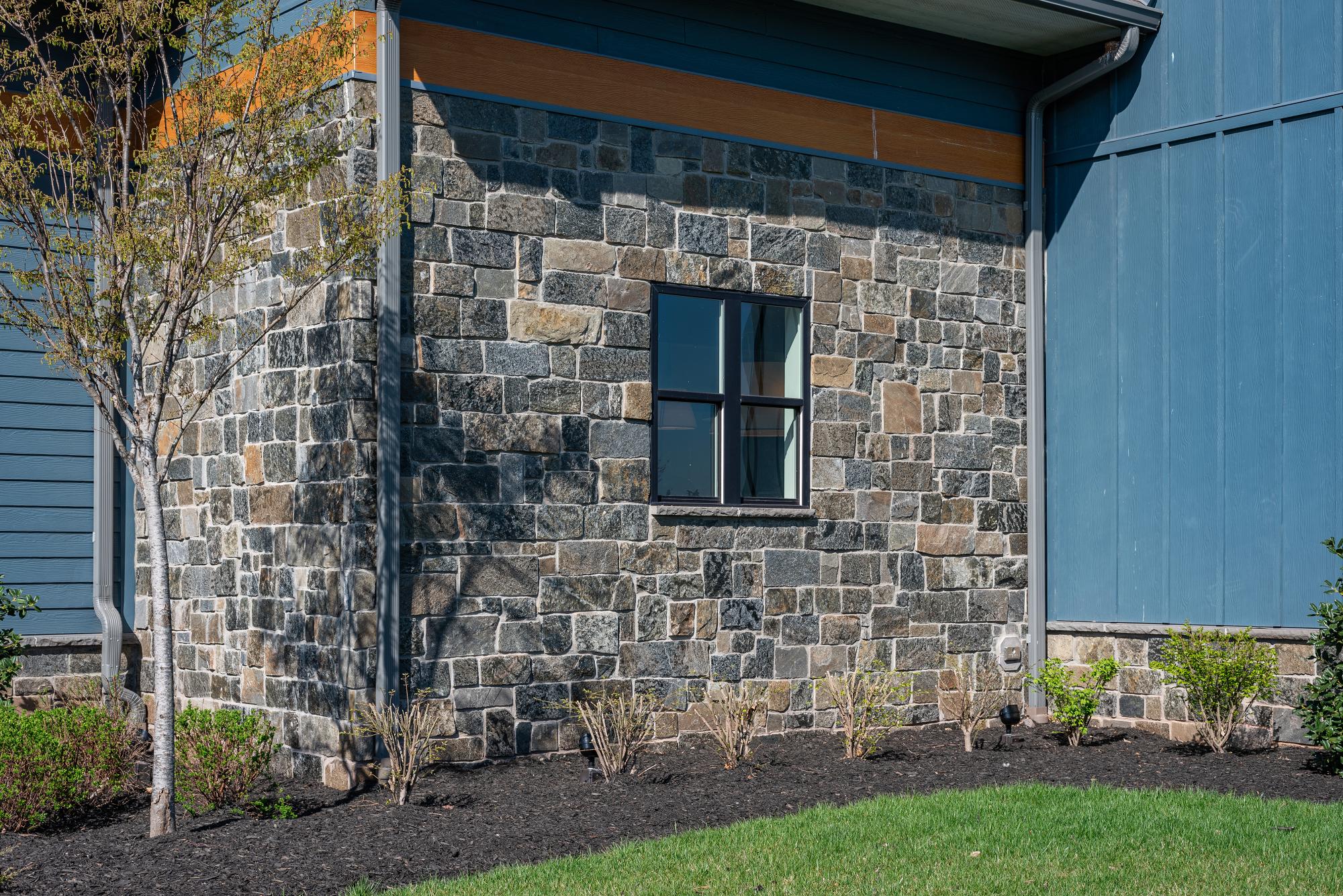 Rustic Ashlar Winter Harbor wall panels by Old World Veneer, primary product image. Premium stone veneer for exterior and interior walls.