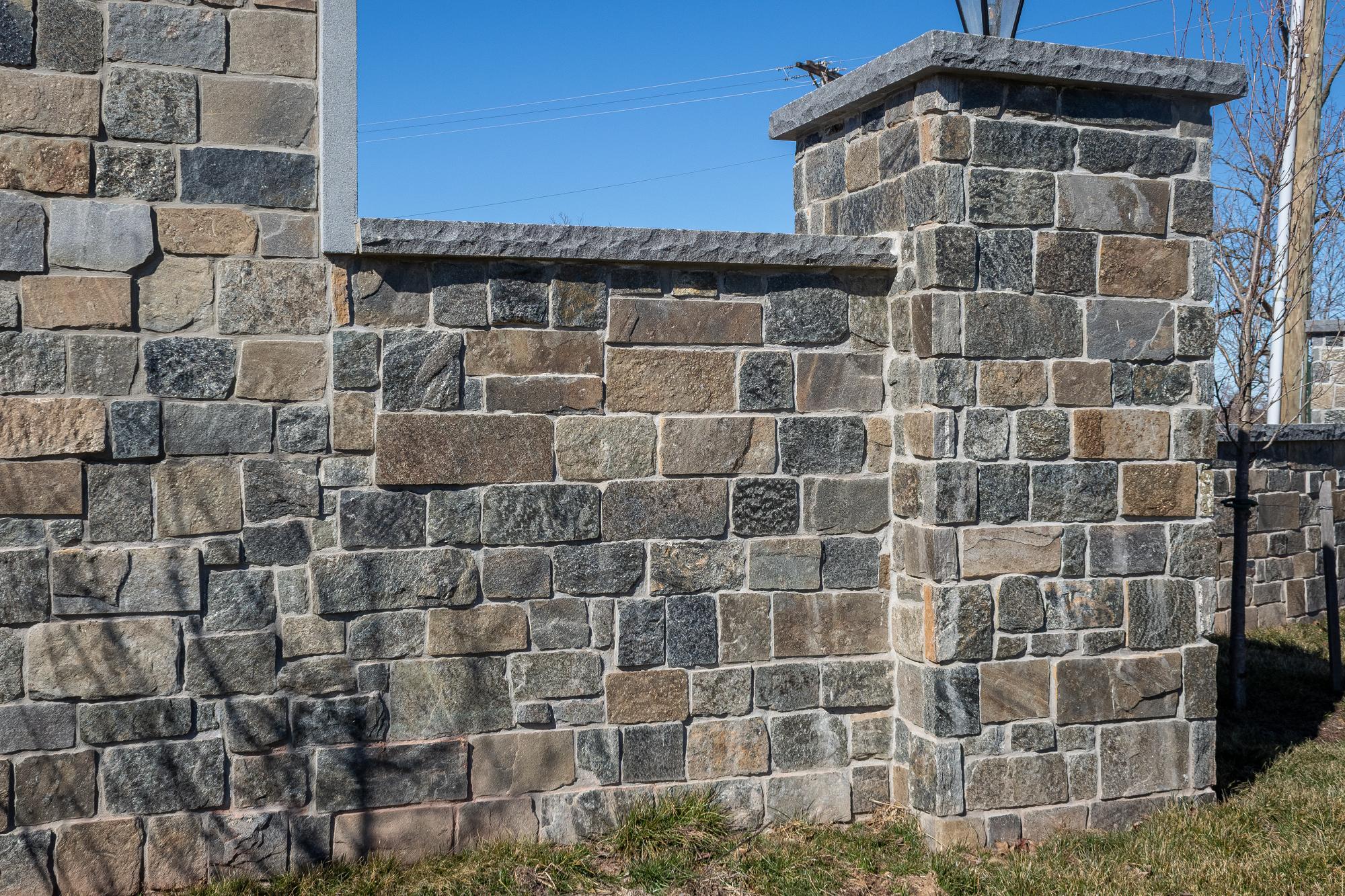 Rustic Ashlar Winter Harbor wall panels by Old World Veneer, primary product image. Premium stone veneer for exterior and interior walls.