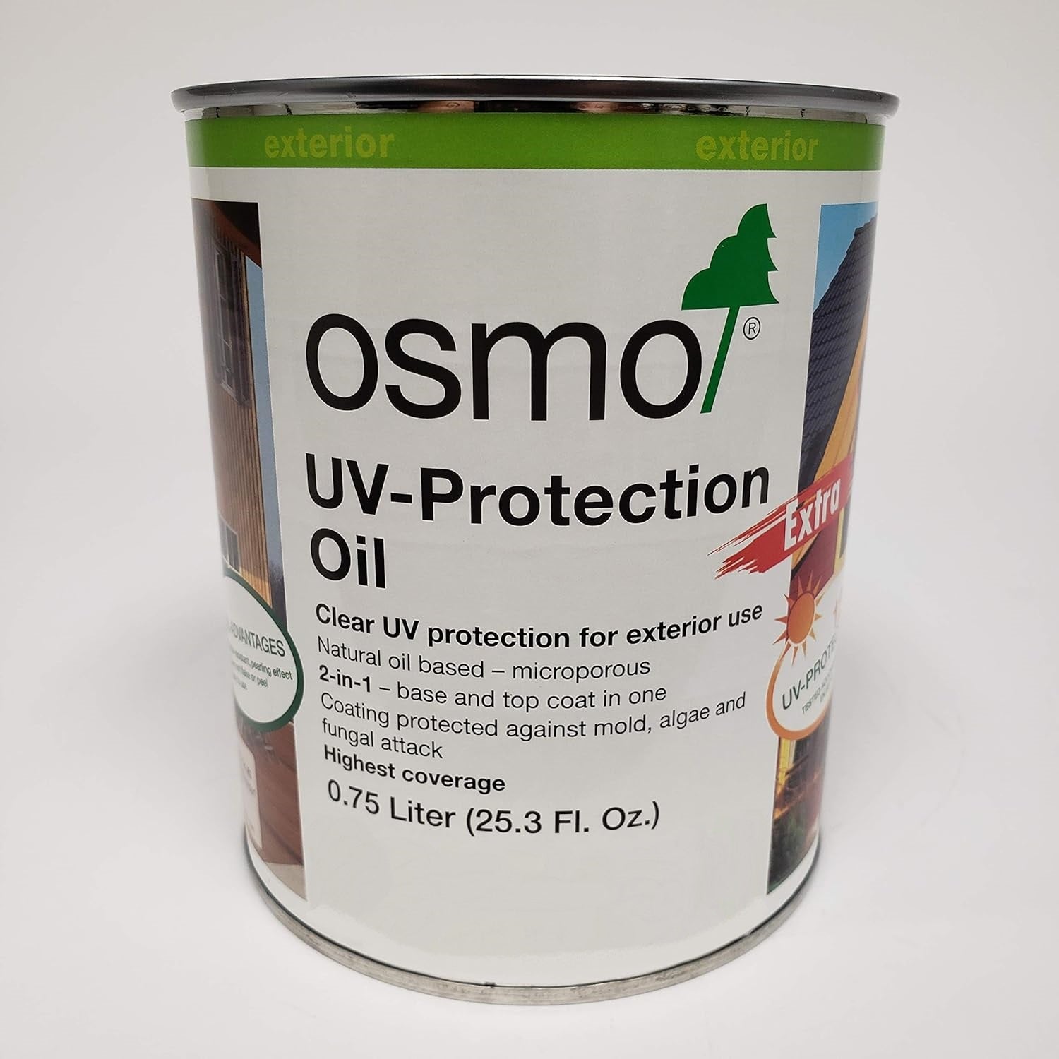 OSMO: UV-Protection Oil Wood Finish #428 (Red Cedar Extra | 0.75L | Exterior)