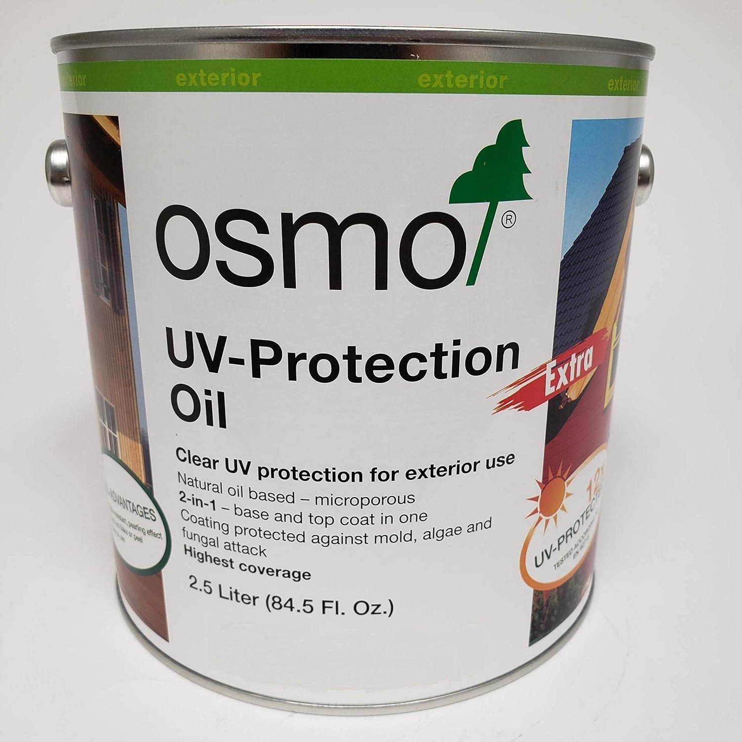 OSMO: UV-Protection Oil Wood Finish #429 (Natural Extra | 2.5L | Exterior)
