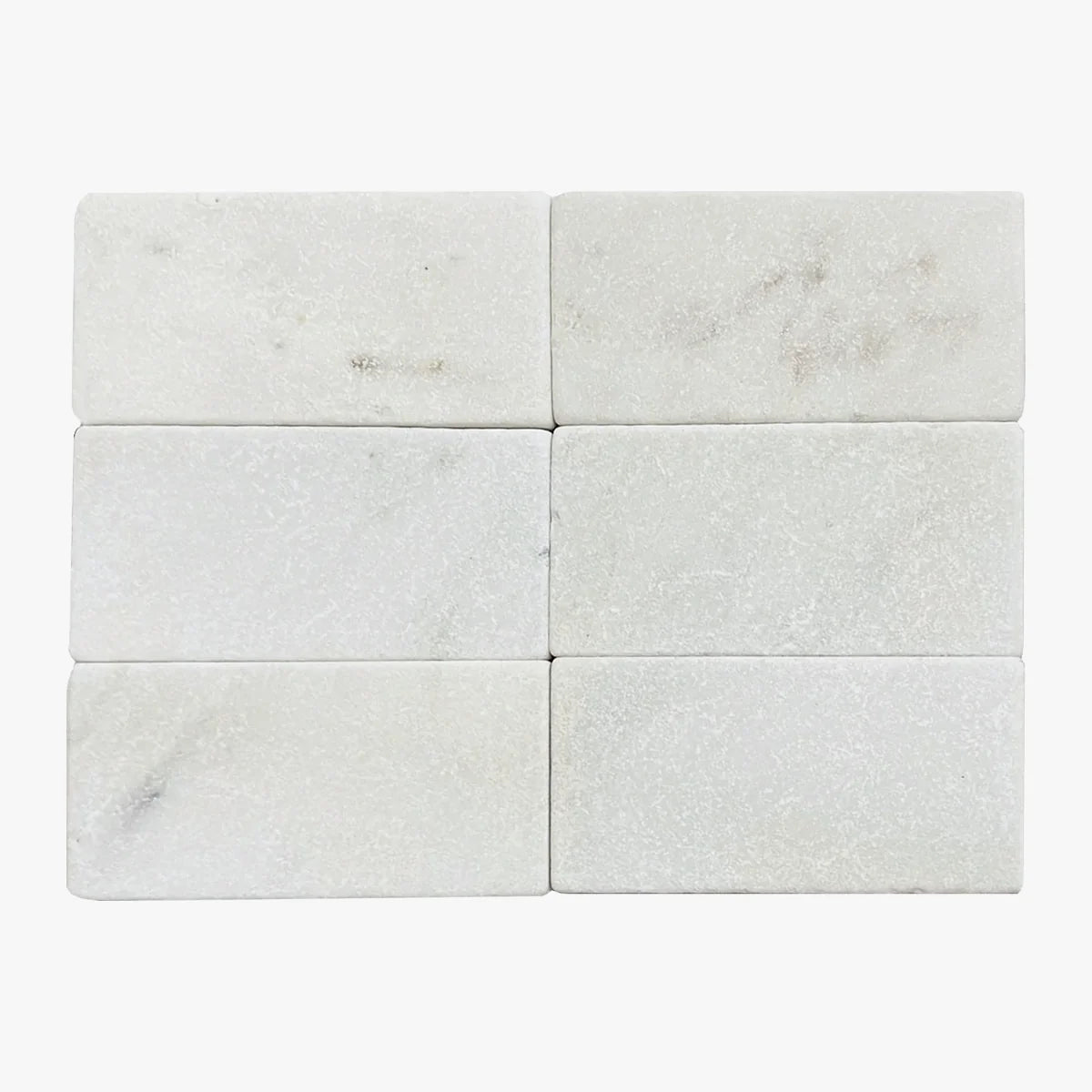 Asian Statuary Honed Marble White field tile, primary product image. Premium marble for floors and walls.