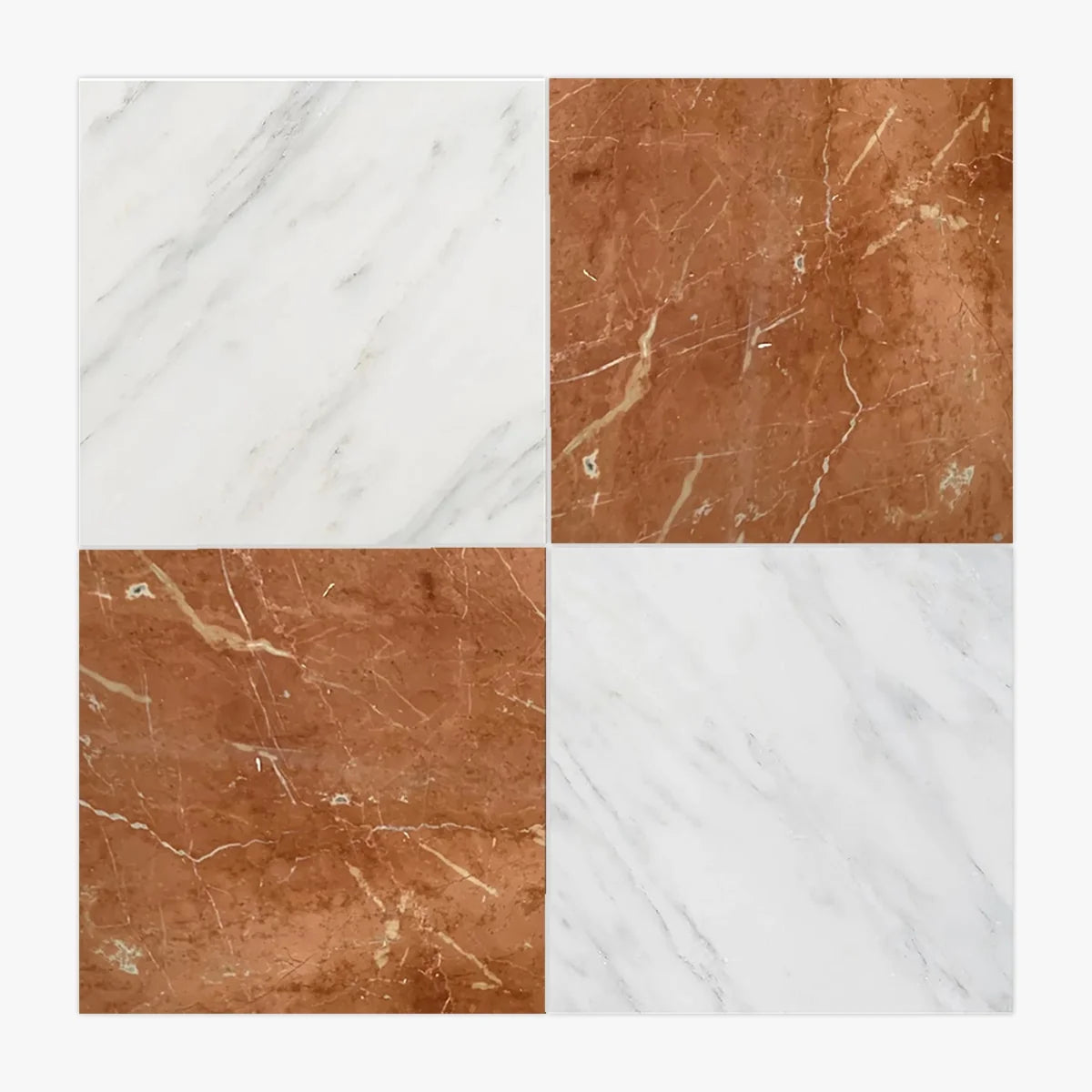 Checkerboard Patterns Multicolor checkerboard tile, primary product image. Premium marble for floors and walls.
