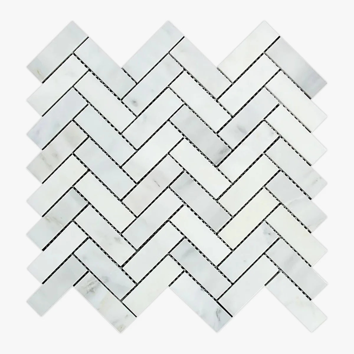 Asian Statuary Polished Marble White mosaic, primary product image. Premium marble for floors and walls.