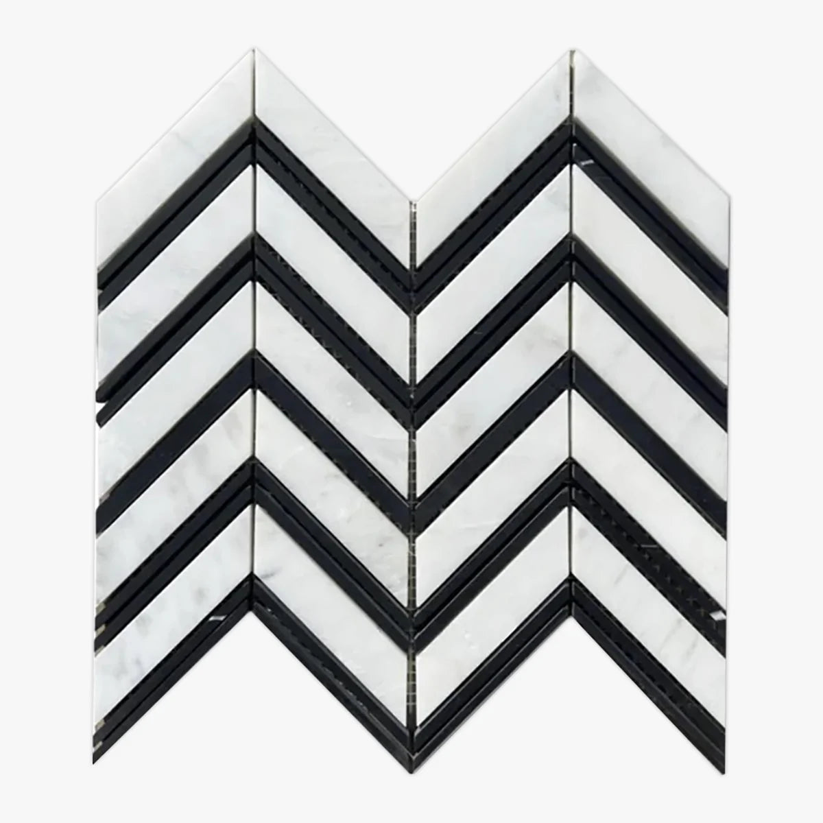 Asian Statuary Polished Marble White mosaic, primary product image. Premium marble for floors and walls.