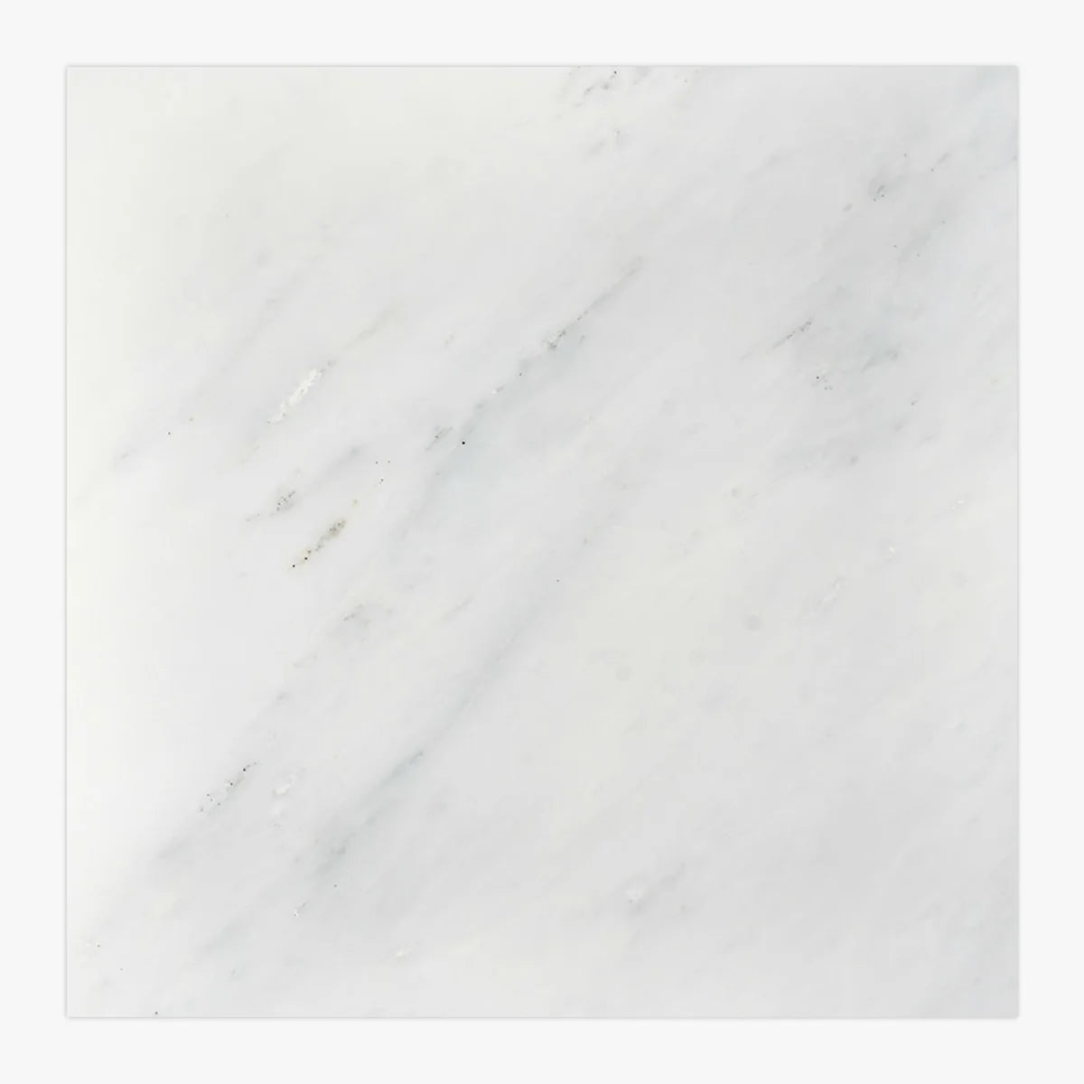 Essentials Natural Stone White field tile, primary product image. Premium marble for floors and walls.