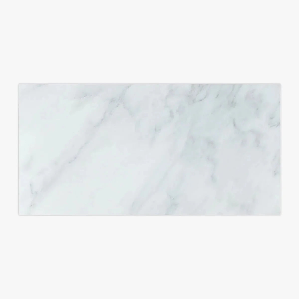 Asian Statuary Polished Marble White field tile, top-down product view. Premium marble for floors and walls.