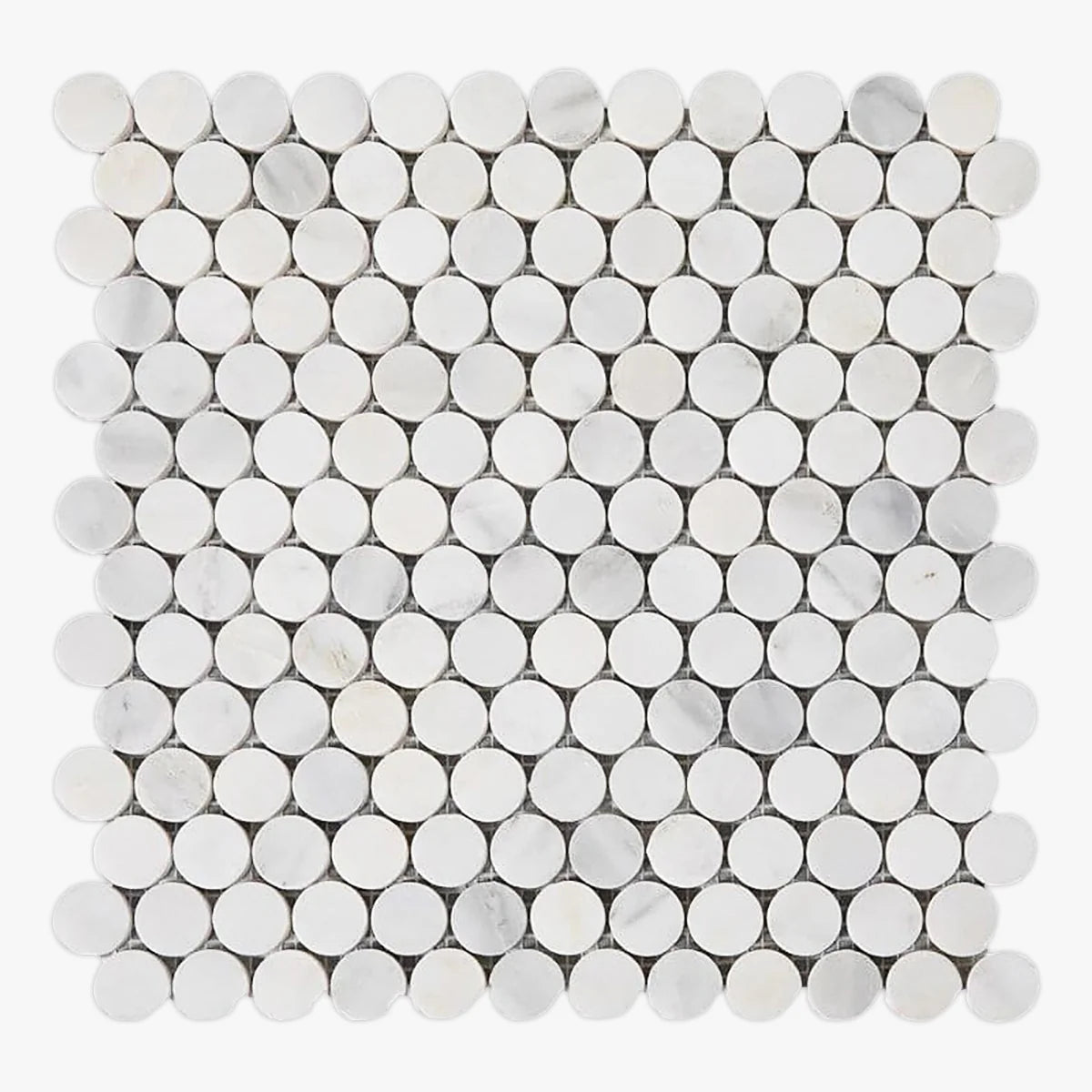 Asian Statuary Polished Marble White mosaic, primary product image. Premium marble for floors and walls.