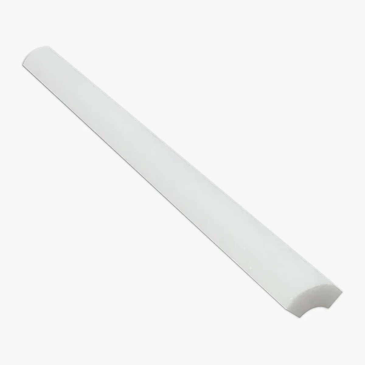 Bianco Dolomite Honed Marble White moulding, primary product image. Premium dolomite for floors and walls.