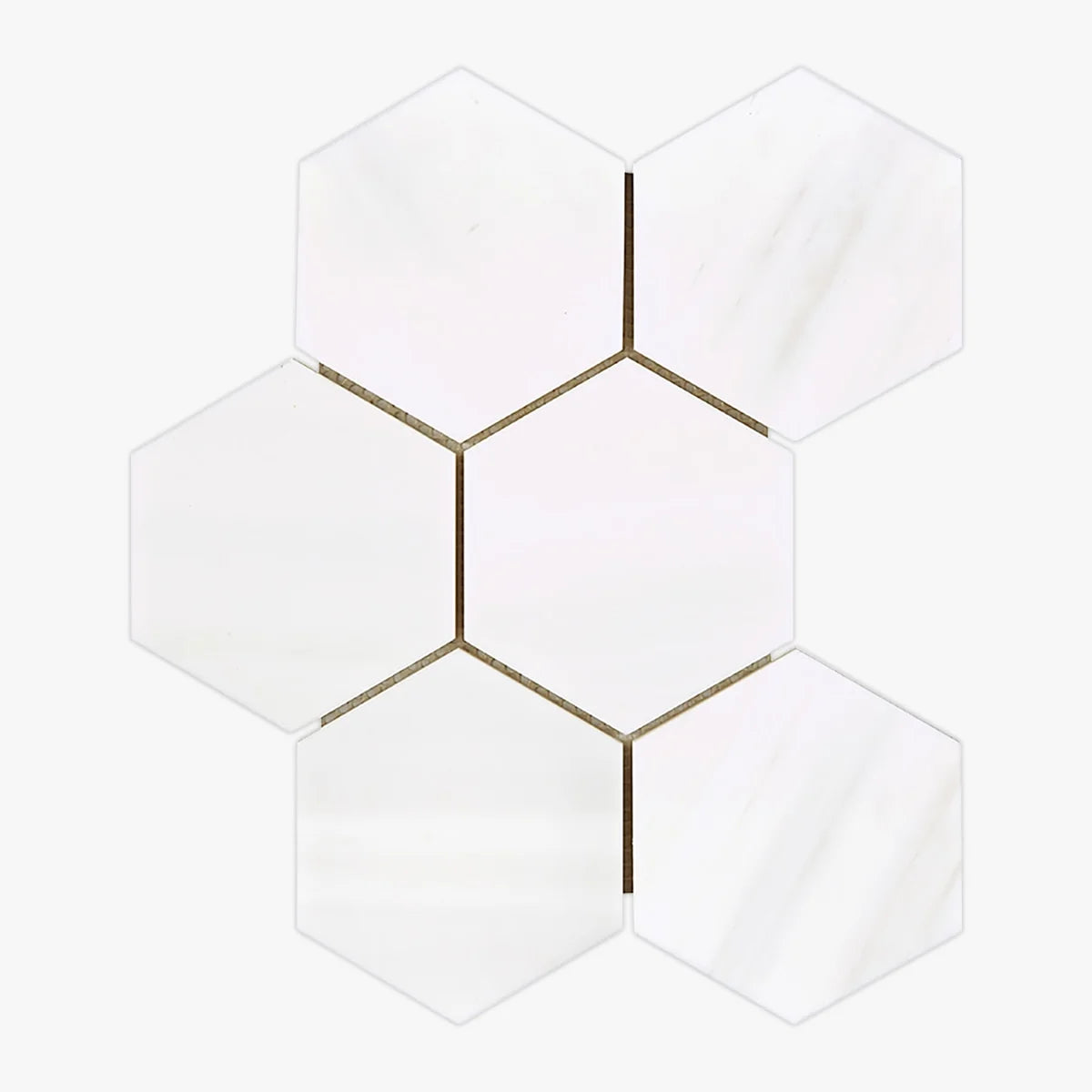 Bianco Dolomite Honed Marble White mosaic, primary product image. Premium dolomite for floors and walls.