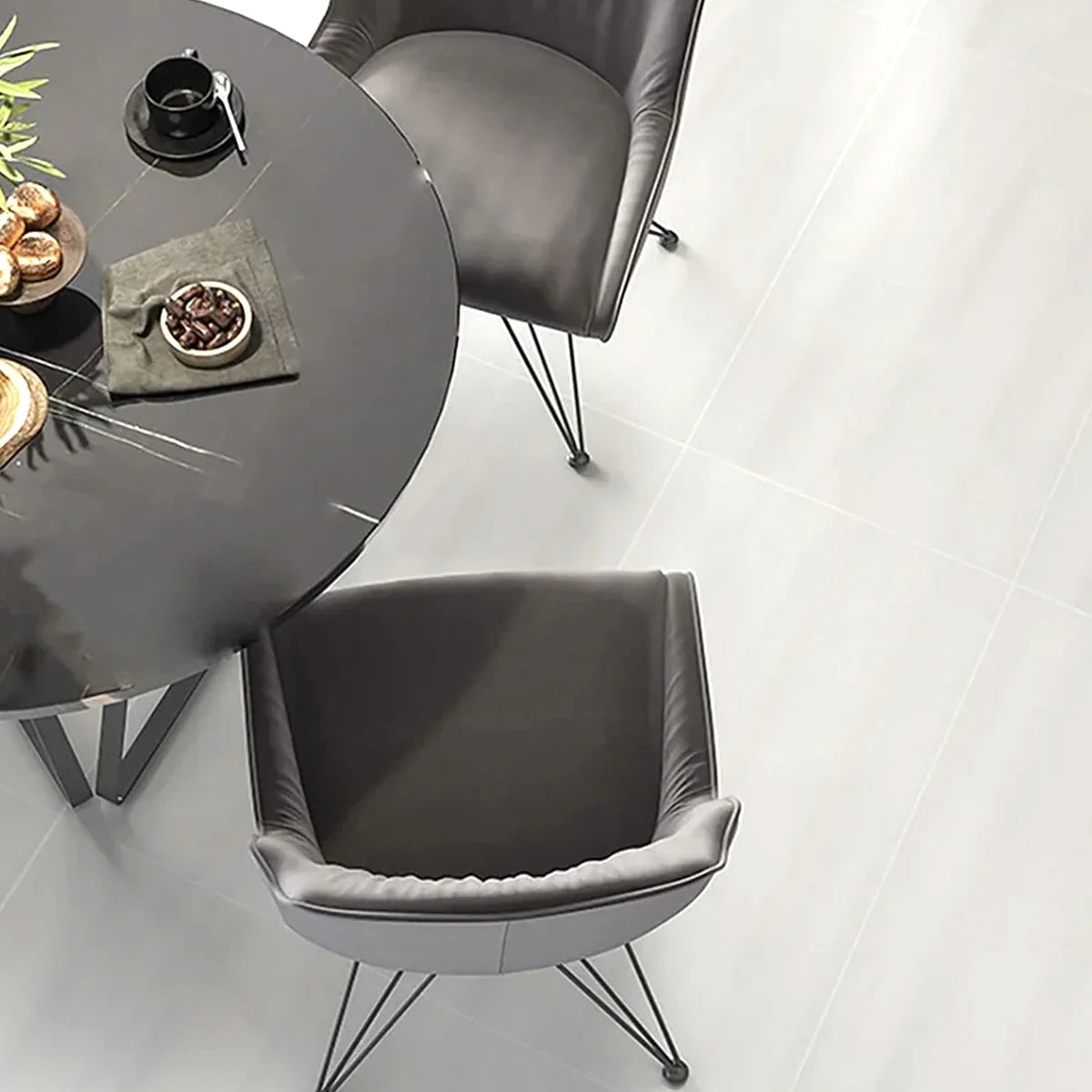XXL Large Format White field tile, product image. Premium dolomite for floors and walls.