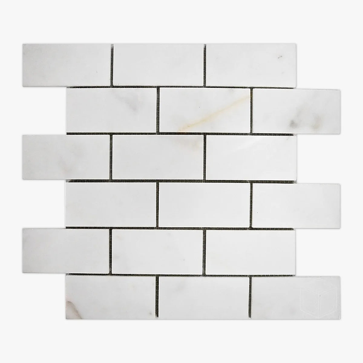 Calacatta Gold Polished Marble White mosaic, primary product image. Premium marble for floors and walls.