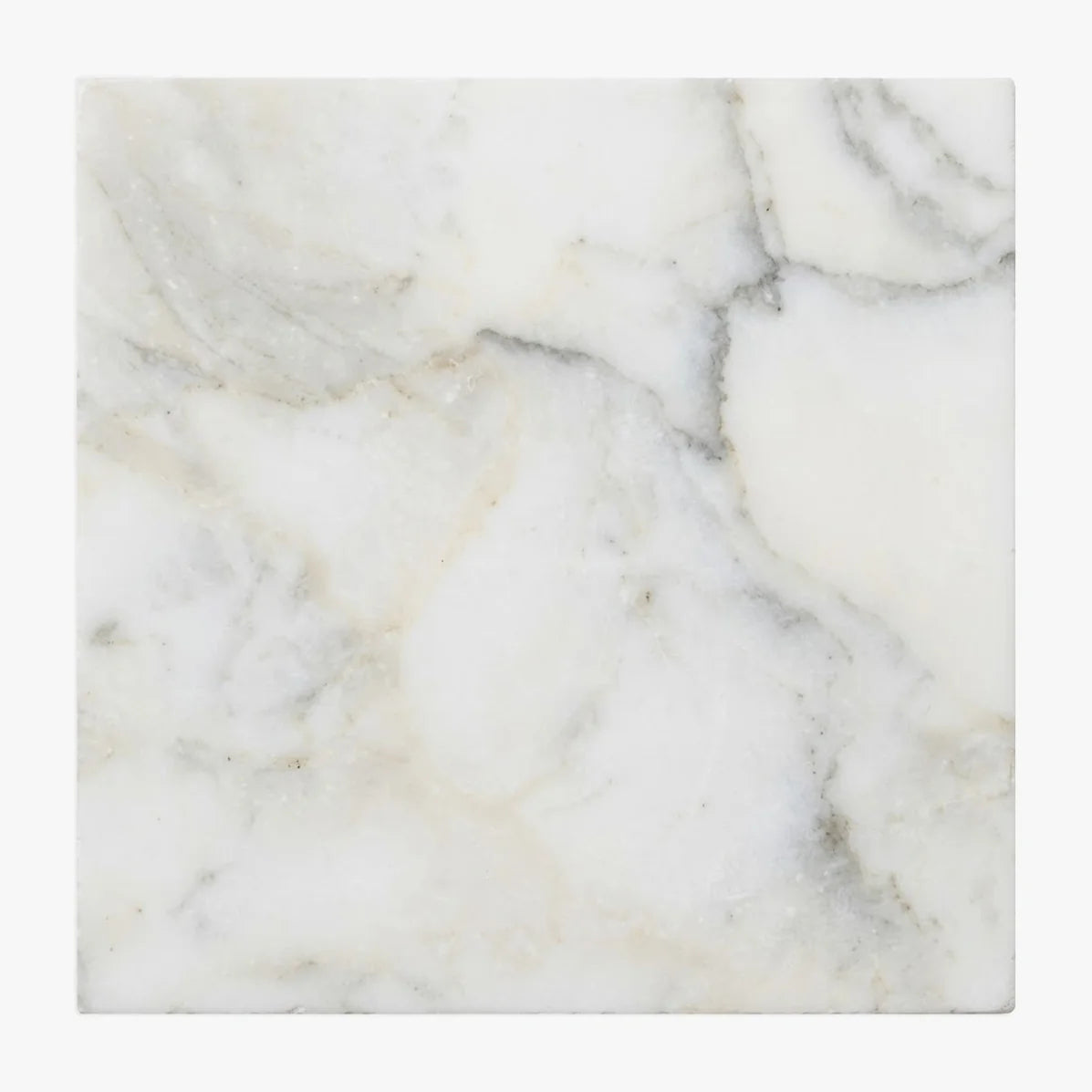 Calacatta Oliva Honed Marble White field tile, alternate product view. Premium marble for floors and walls.