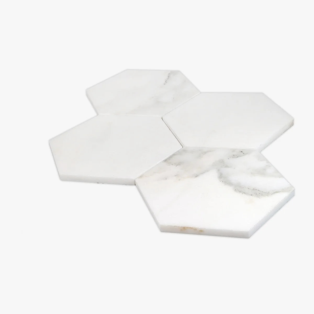 Calacatta Oliva Polished Marble White mosaic, primary product image. Premium marble for floors and walls.
