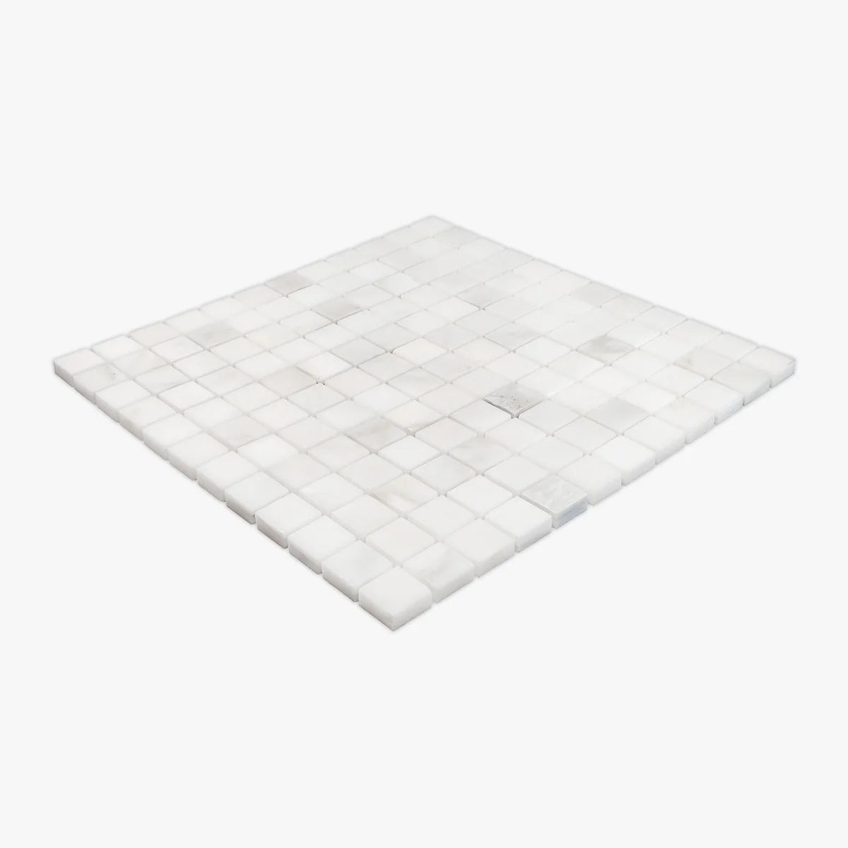 Calacatta Oliva Polished Marble White mosaic, product image. Premium marble for floors and walls.