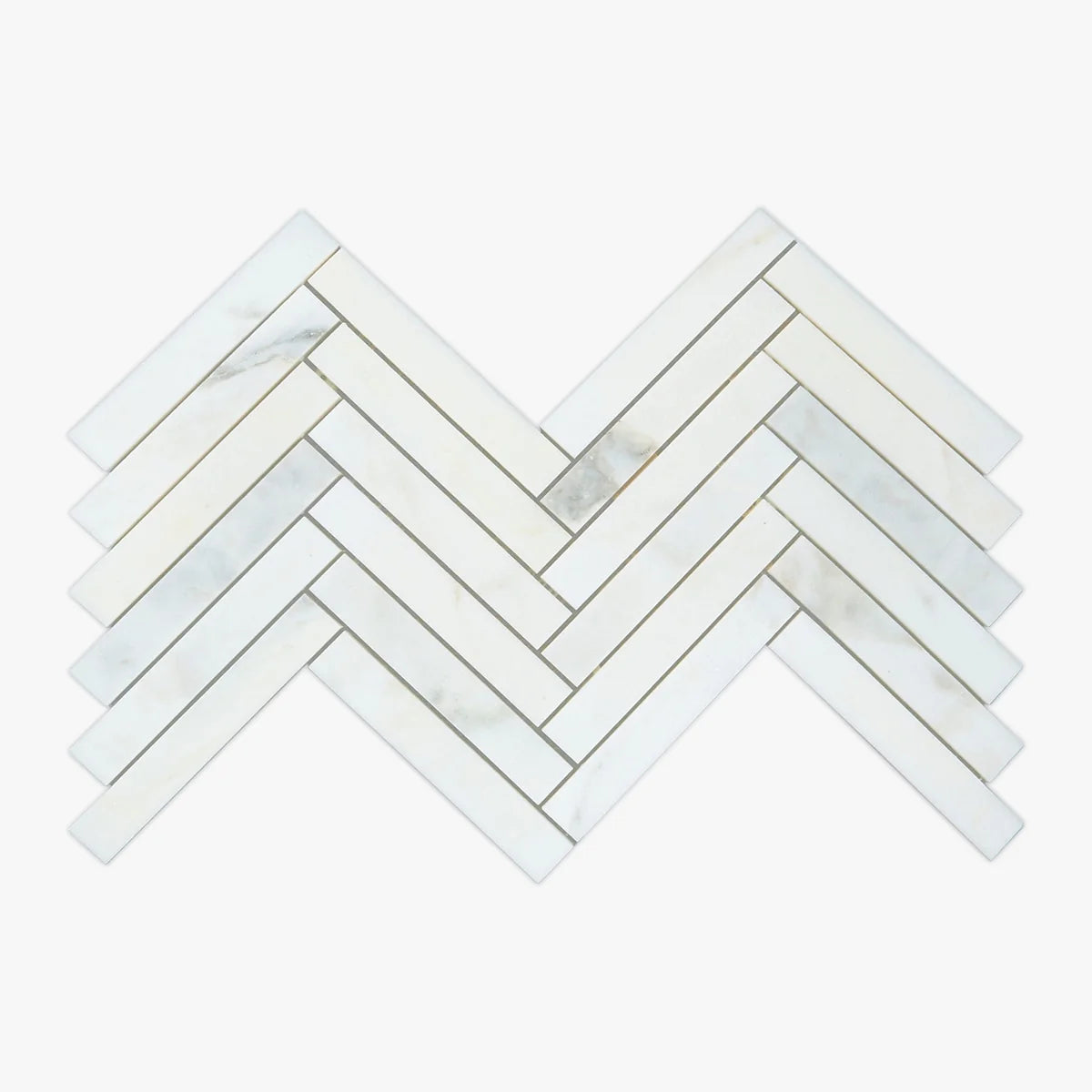 Calacatta Oliva Polished Marble White mosaic, primary product image. Premium marble for floors and walls.