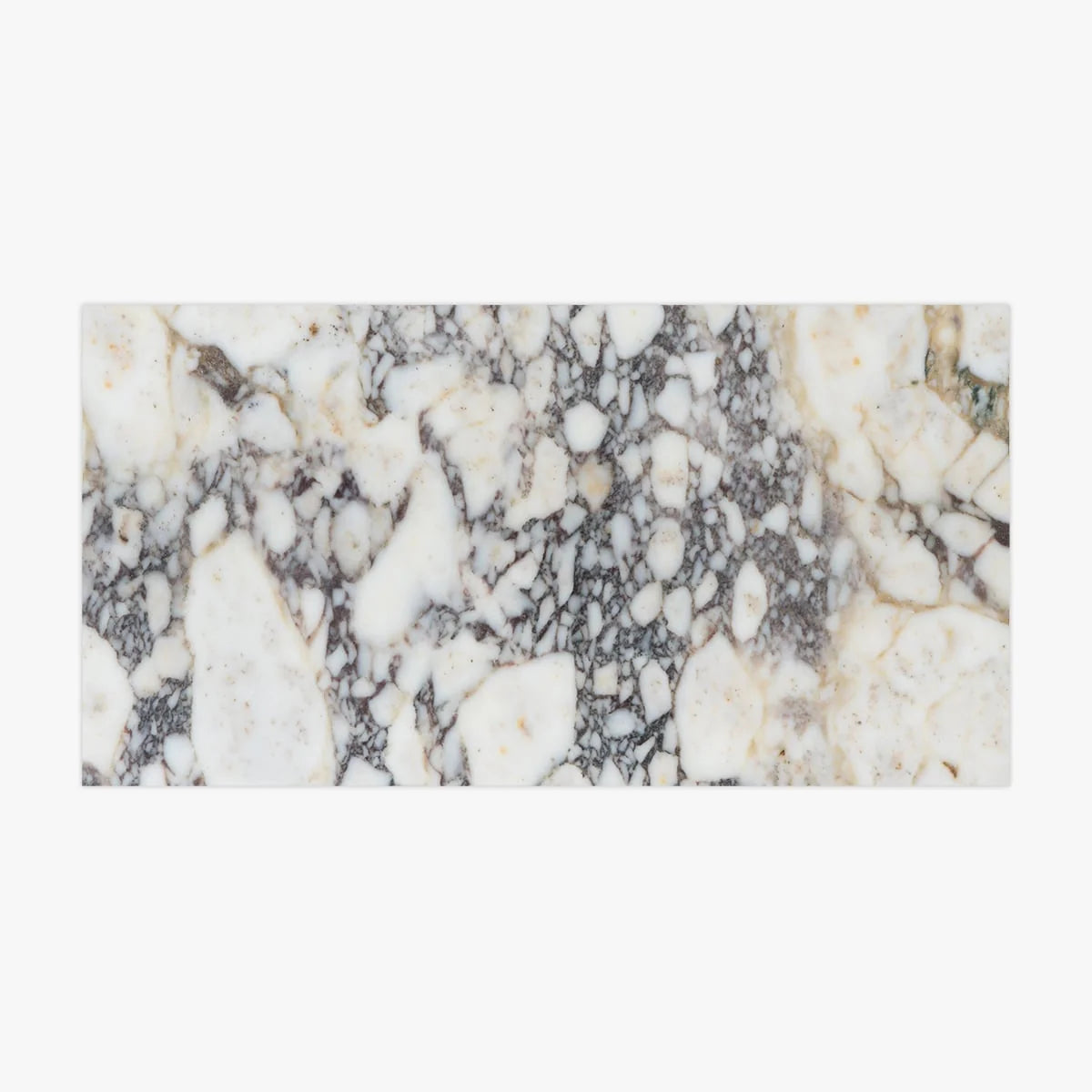 Calacatta Viola Honed Marble White field tile, product image. Premium marble for floors and walls.