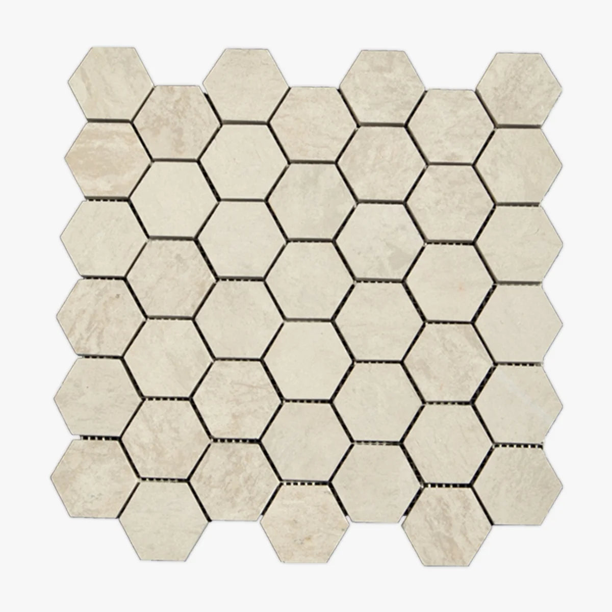 Crema Balkan Limestone Beige mosaic, primary product image. Premium limestone for floors and walls.