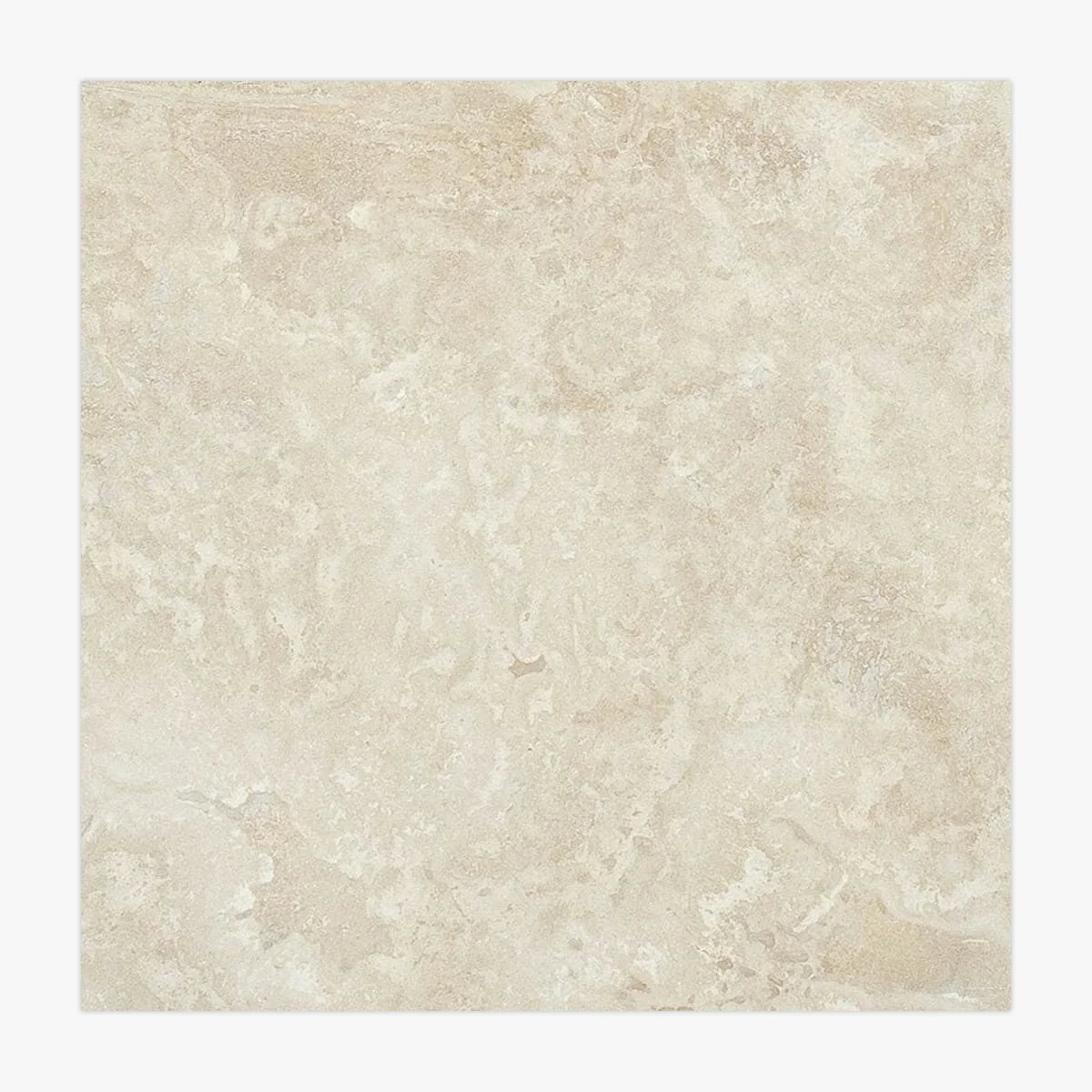 Ivory Light Travertine Beige field tile, top-down product view. Premium travertine for floors and walls.