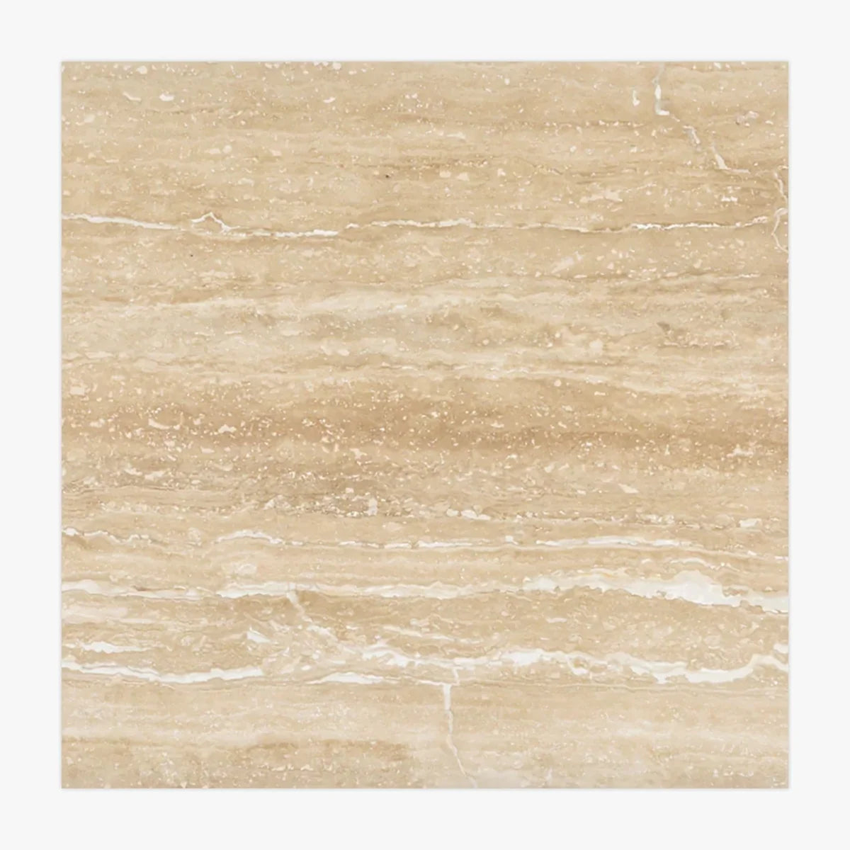Ivory Light Travertine Beige field tile, primary product image. Premium travertine for floors and walls.