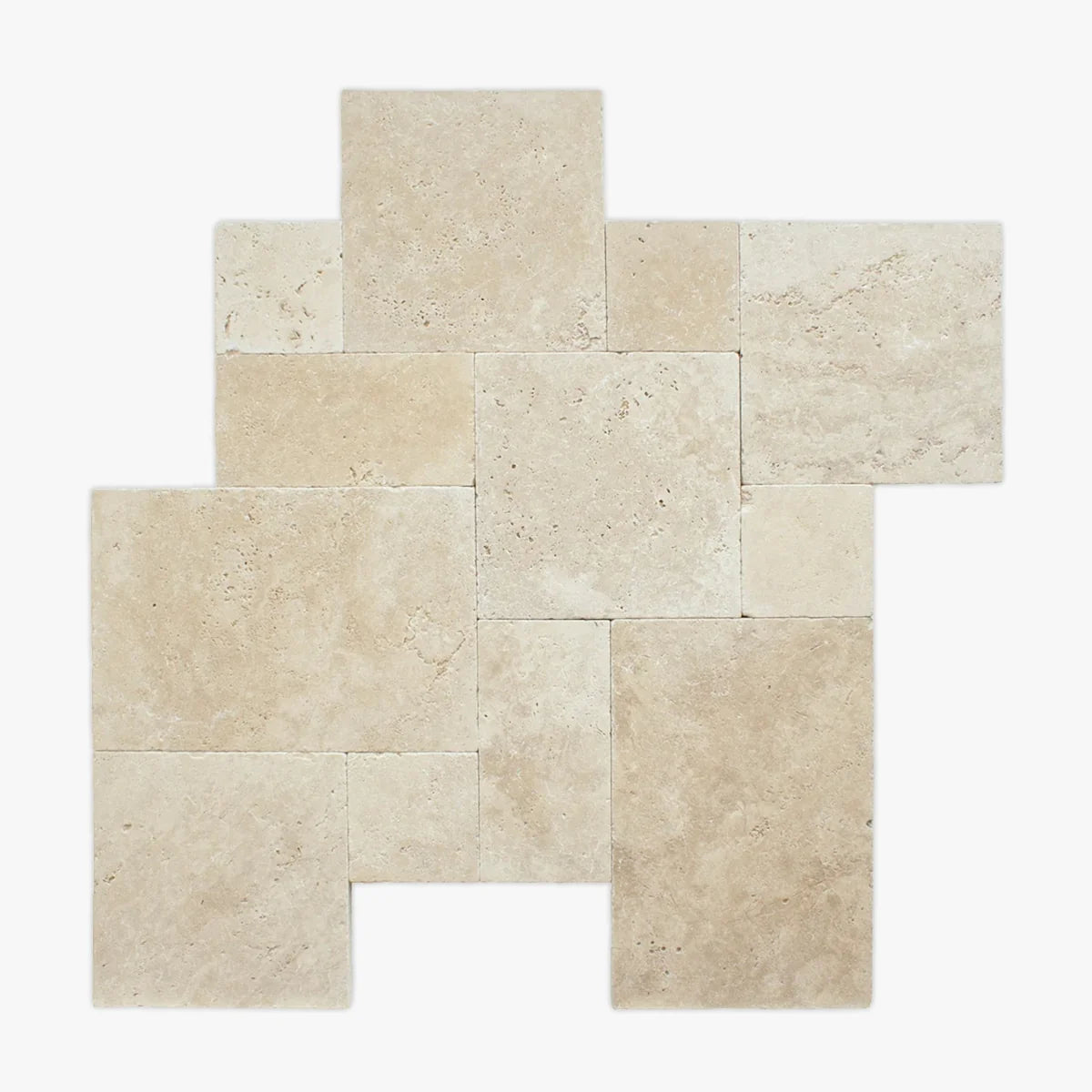 Ivory Light Travertine Beige pattern, primary product image. Premium travertine for floors and walls.