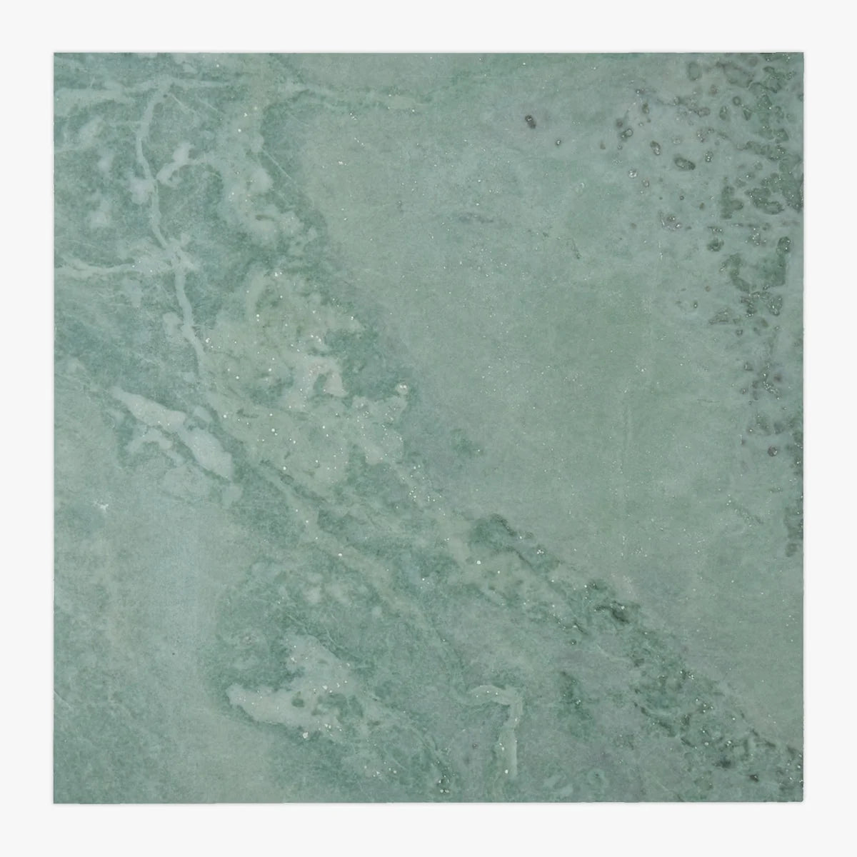 Essentials Natural Stone Green field tile, primary product image. Premium marble for floors and walls.