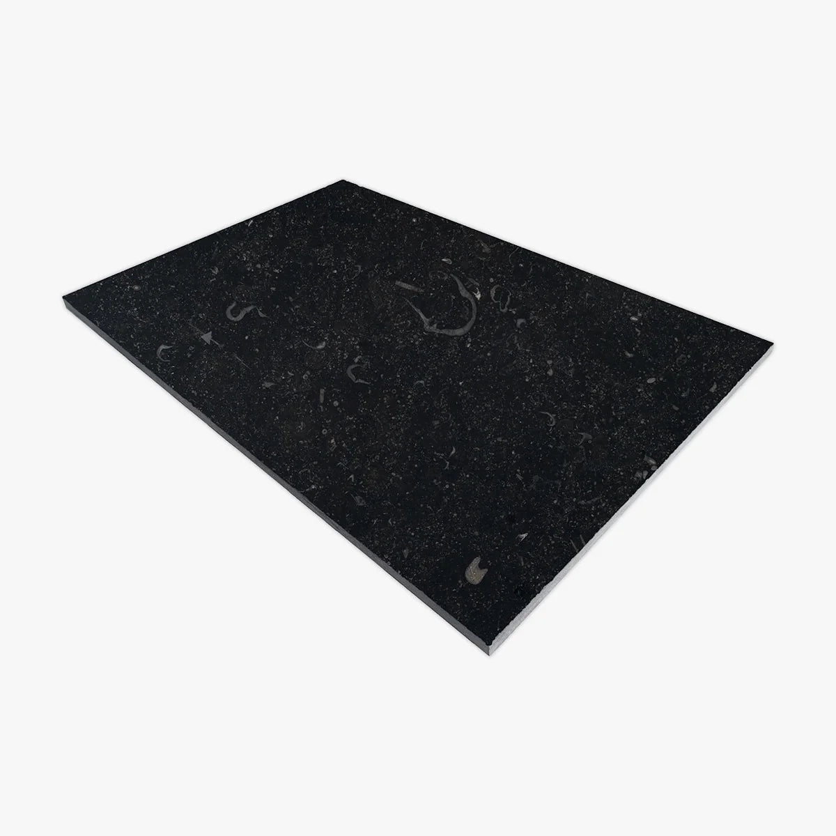 Antique Inspirations Black field tile, product image. Premium limestone for floors and walls.