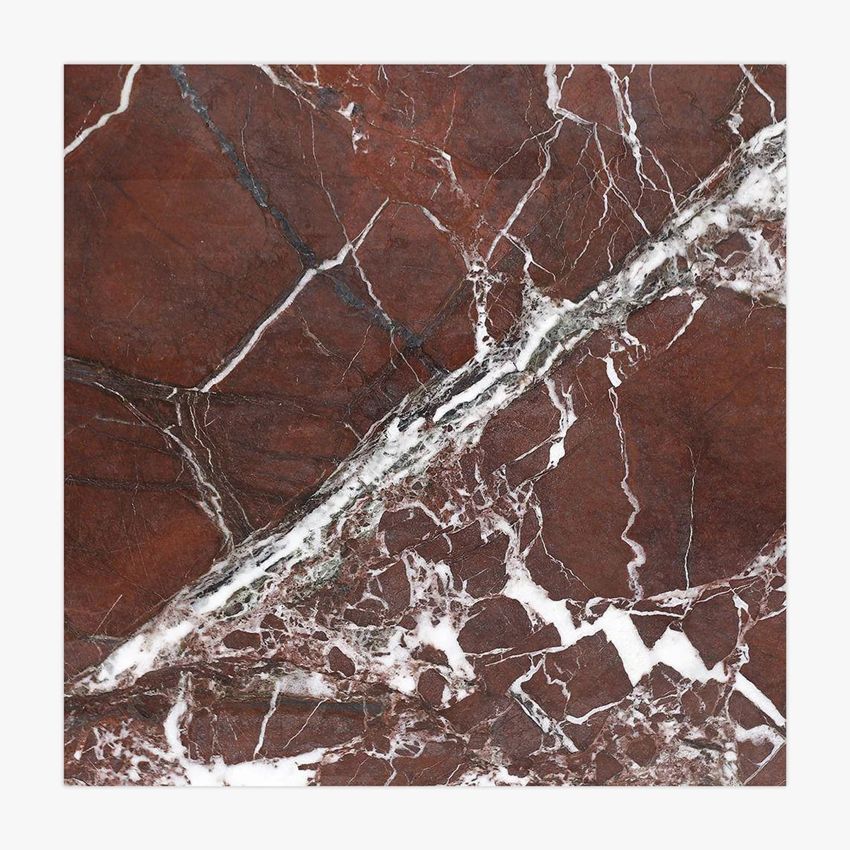 Essentials Natural Stone Red field tile, primary product image. Premium marble for floors and walls.
