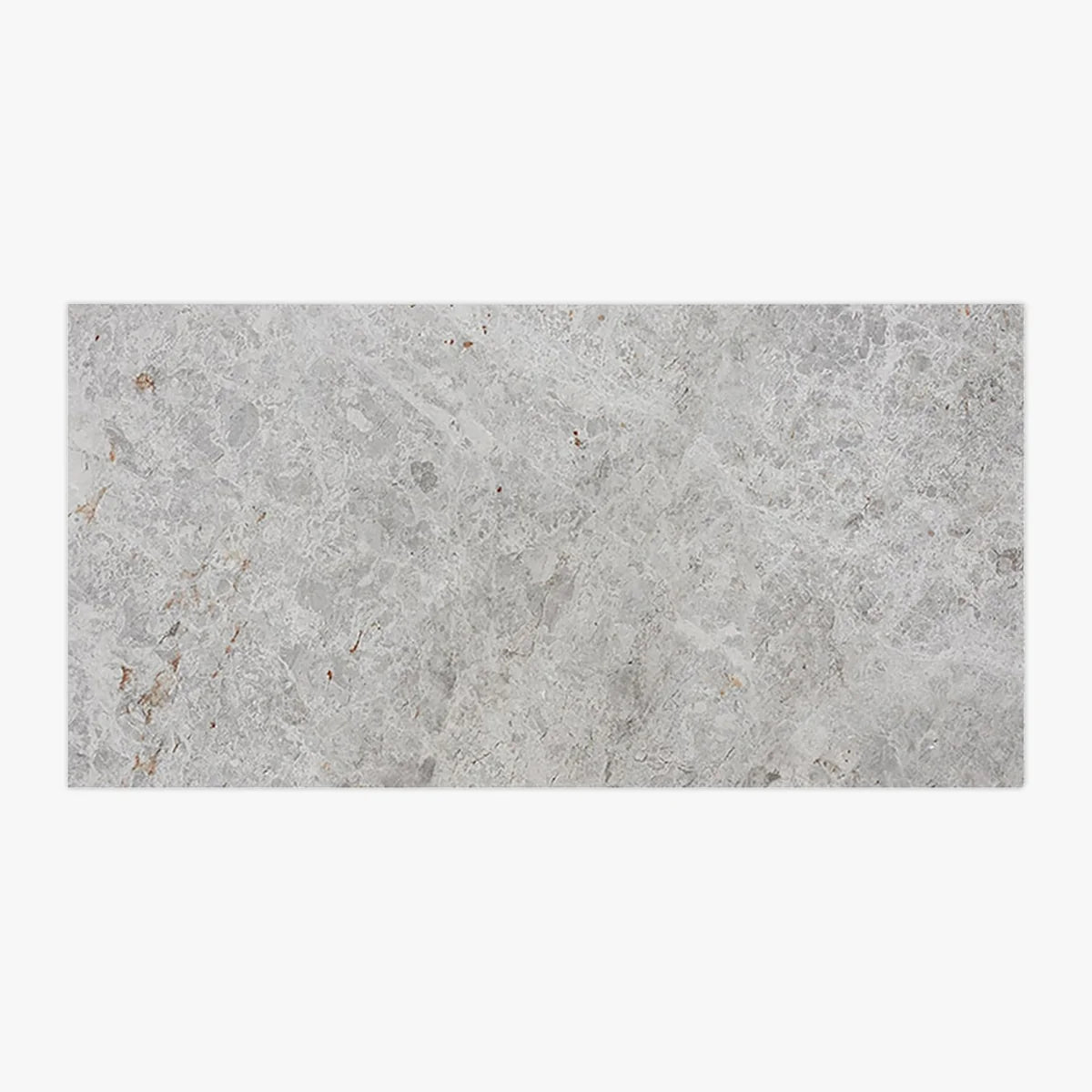 Essentials Natural Stone Gray field tile, primary product image. Premium marble for floors and walls.