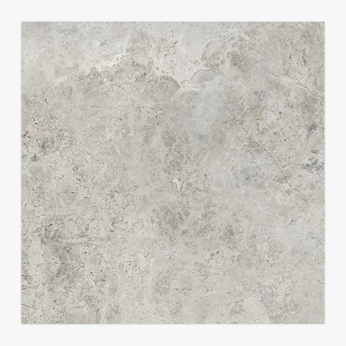 Essentials Natural Stone Gray field tile, primary product image. Premium marble for floors and walls.