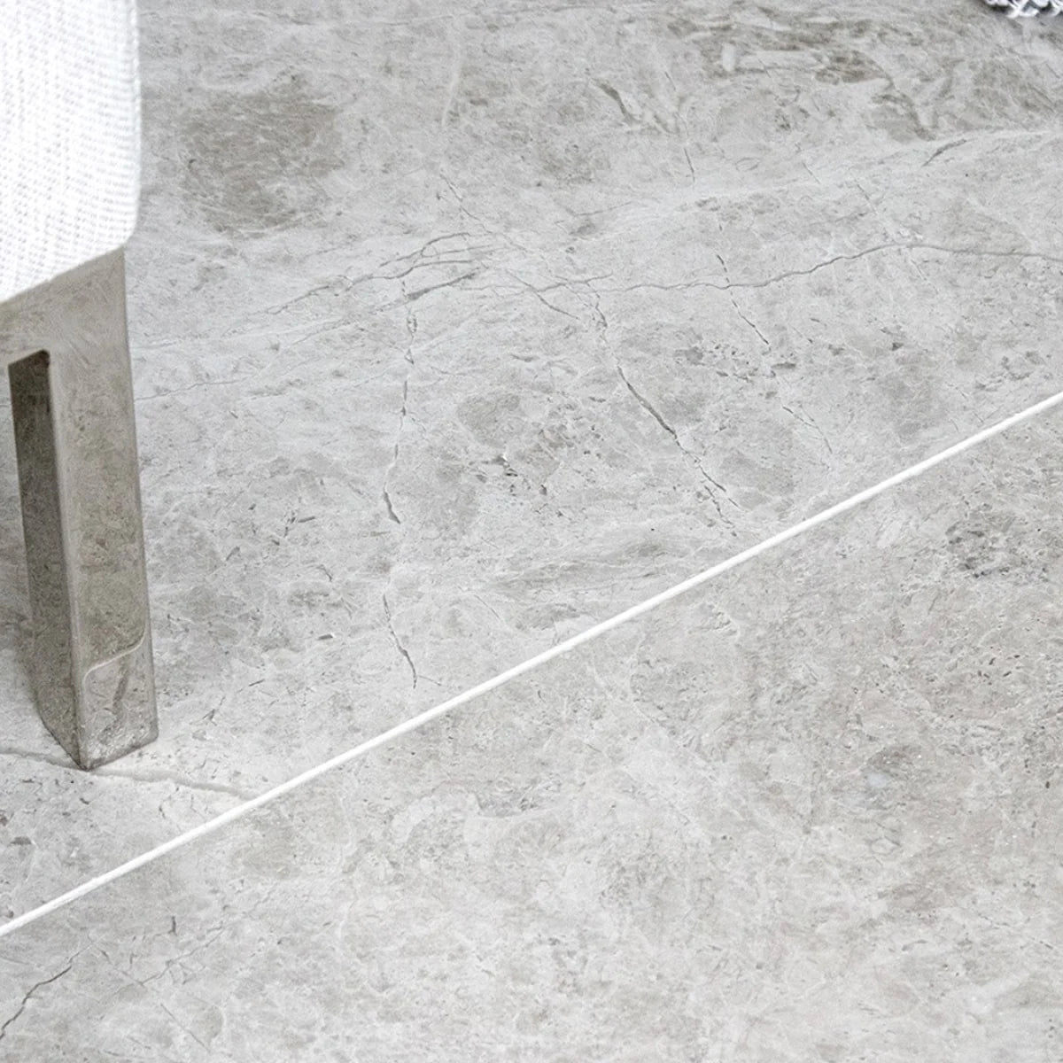 Essentials Natural Stone Gray field tile, product image. Premium marble for floors and walls.