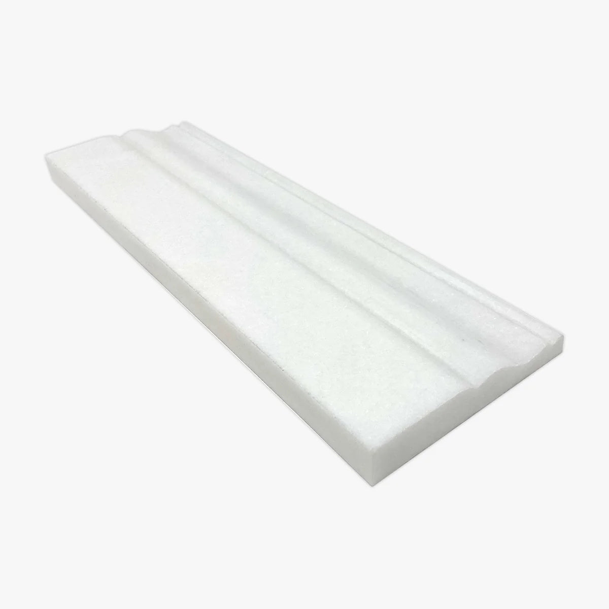 Thassos White Polished Marble White moulding, primary product image. Premium marble for floors and walls.