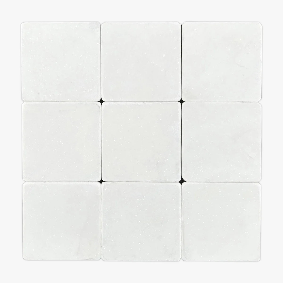 Thassos White Honed Marble White field tile, primary product image. Premium marble for floors and walls.