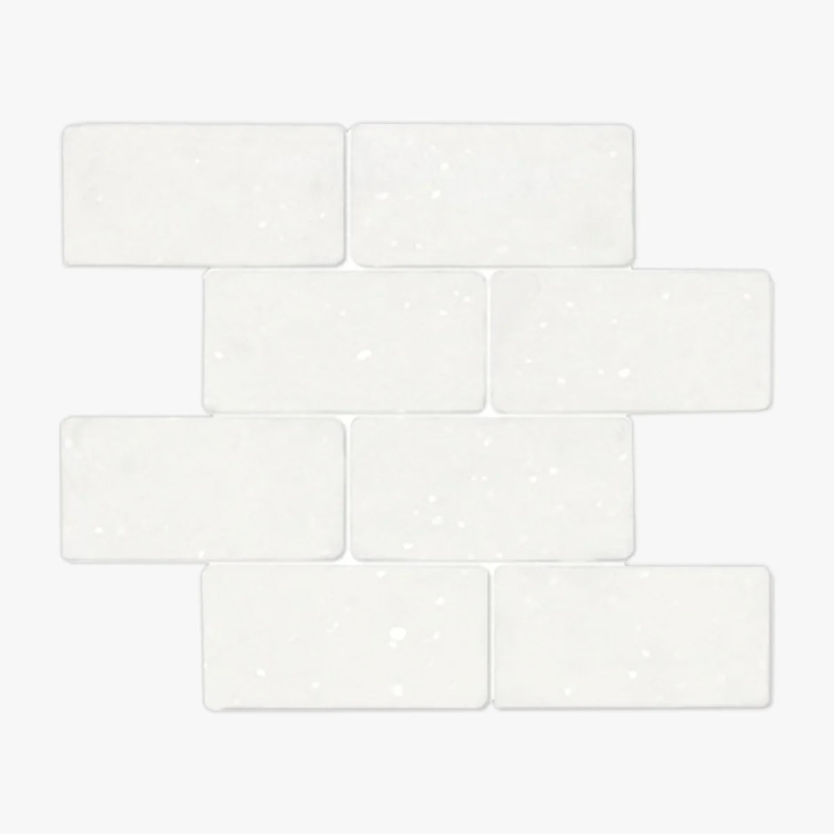 Thassos White Honed Marble White field tile, primary product image. Premium marble for floors and walls.