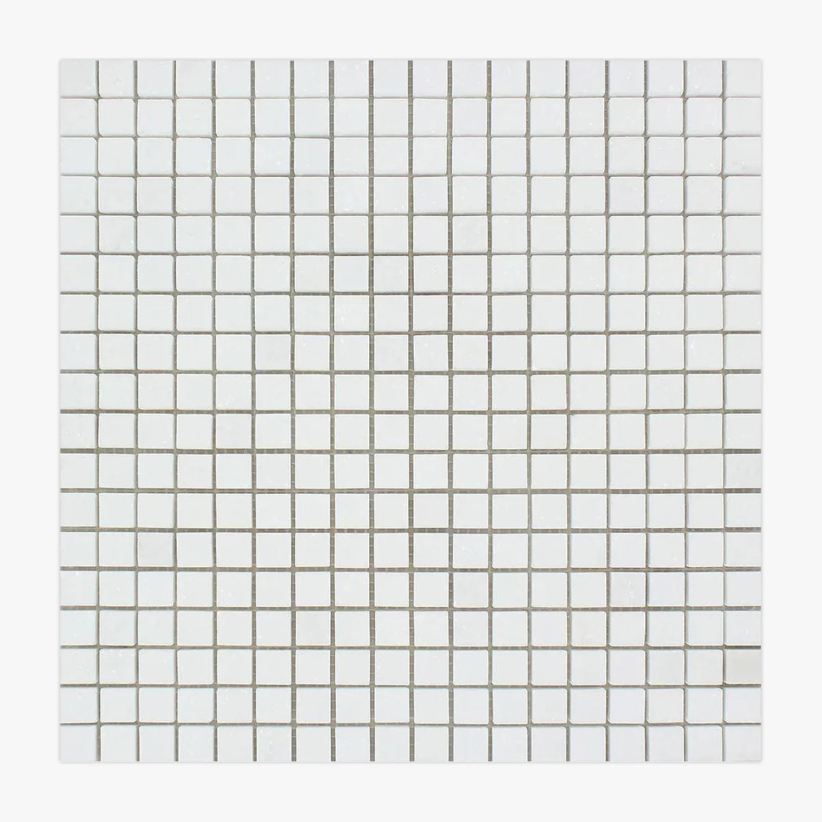 Thassos White Polished Marble White mosaic, primary product image. Premium marble for floors and walls.