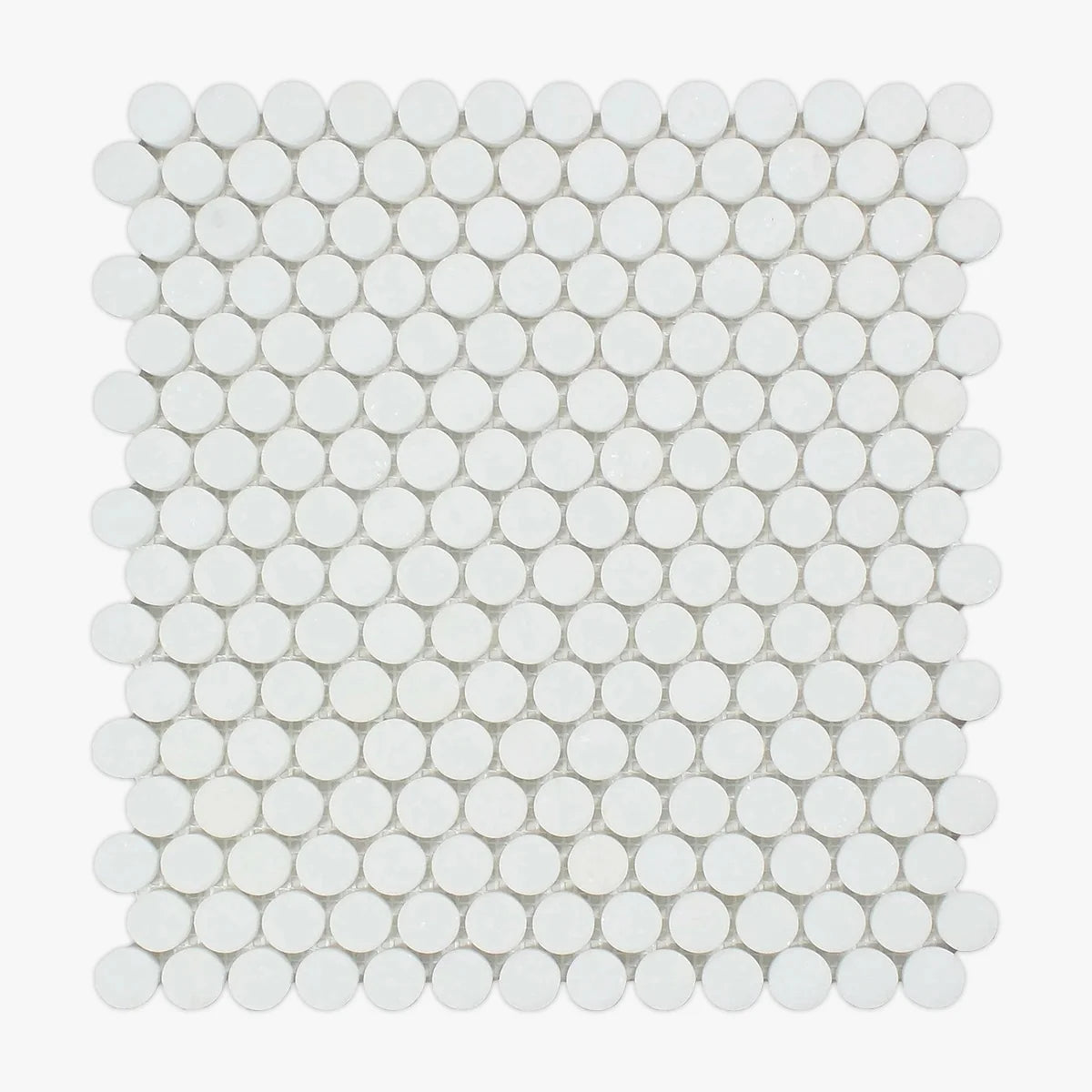 Thassos White Polished Marble White mosaic, primary product image. Premium marble for floors and walls.