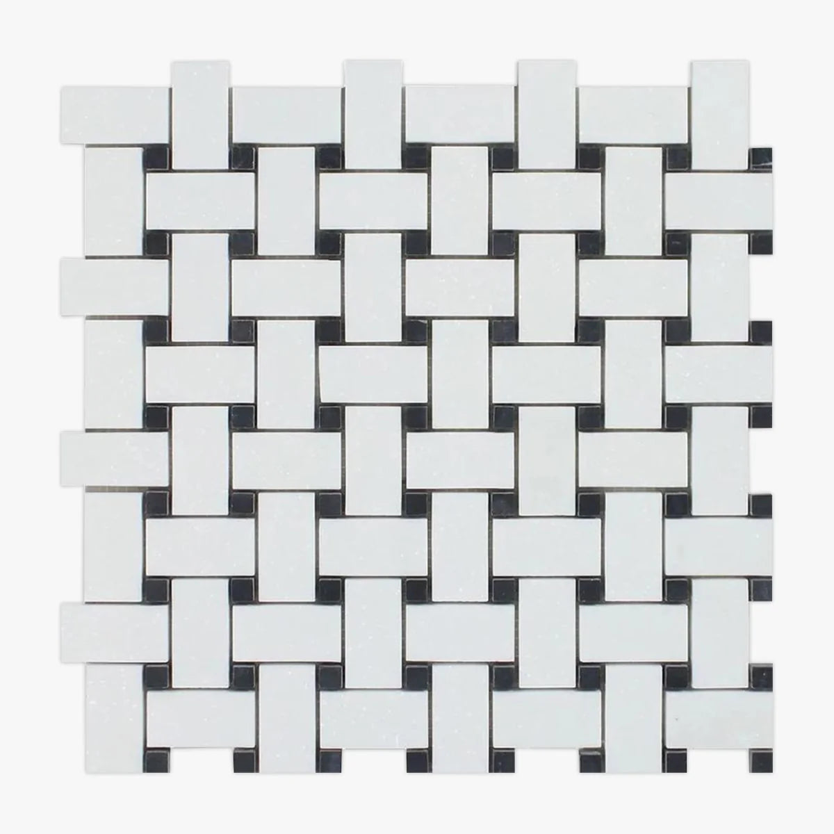 Thassos White Polished Marble White mosaic, primary product image. Premium marble for floors and walls.