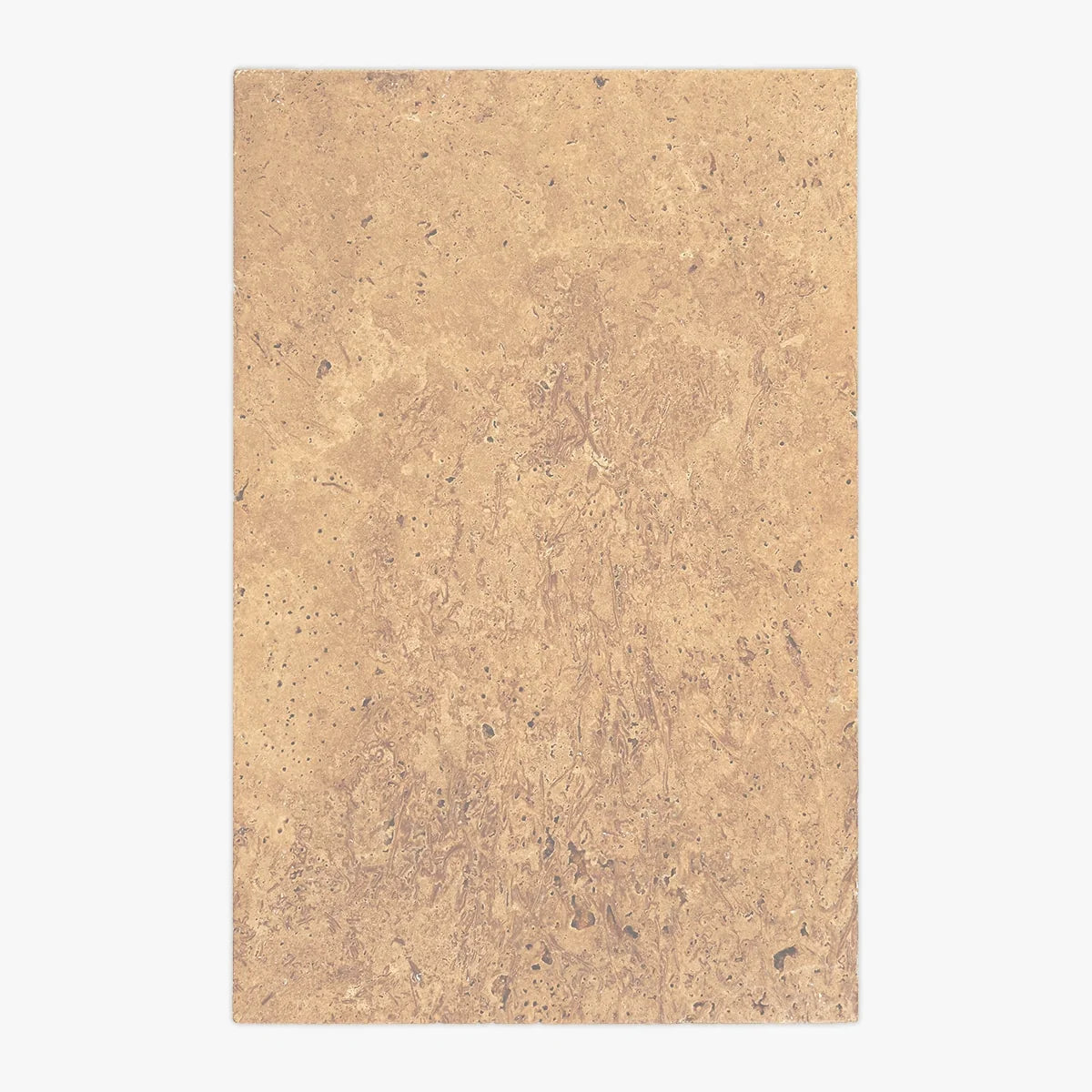 Antique Inspirations Brown field tile, alternate product view. Premium travertine for floors and walls.