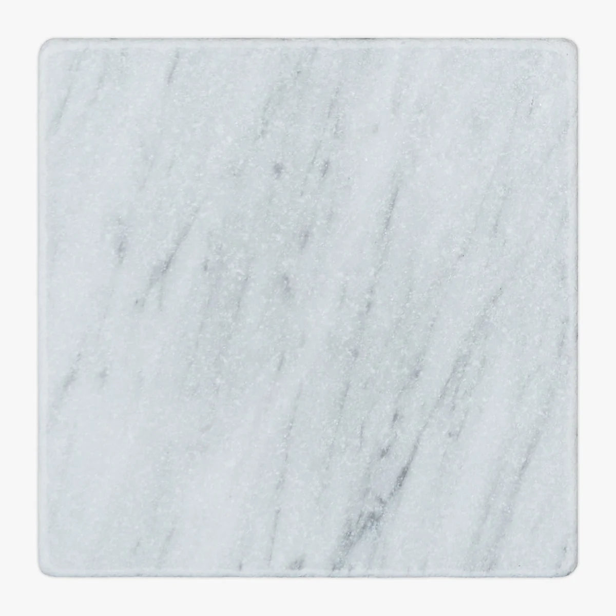 White Carrara Honed Marble White field tile, product image. Premium marble for floors and walls.