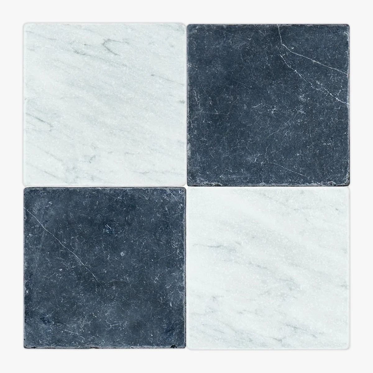 Checkerboard Patterns Multicolor checkerboard tile, primary product image. Premium marble for floors and walls.