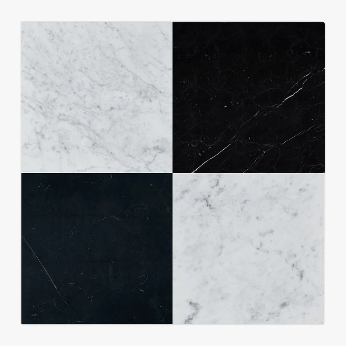 Checkerboard Patterns Multicolor checkerboard tile, primary product image. Premium marble for floors and walls.