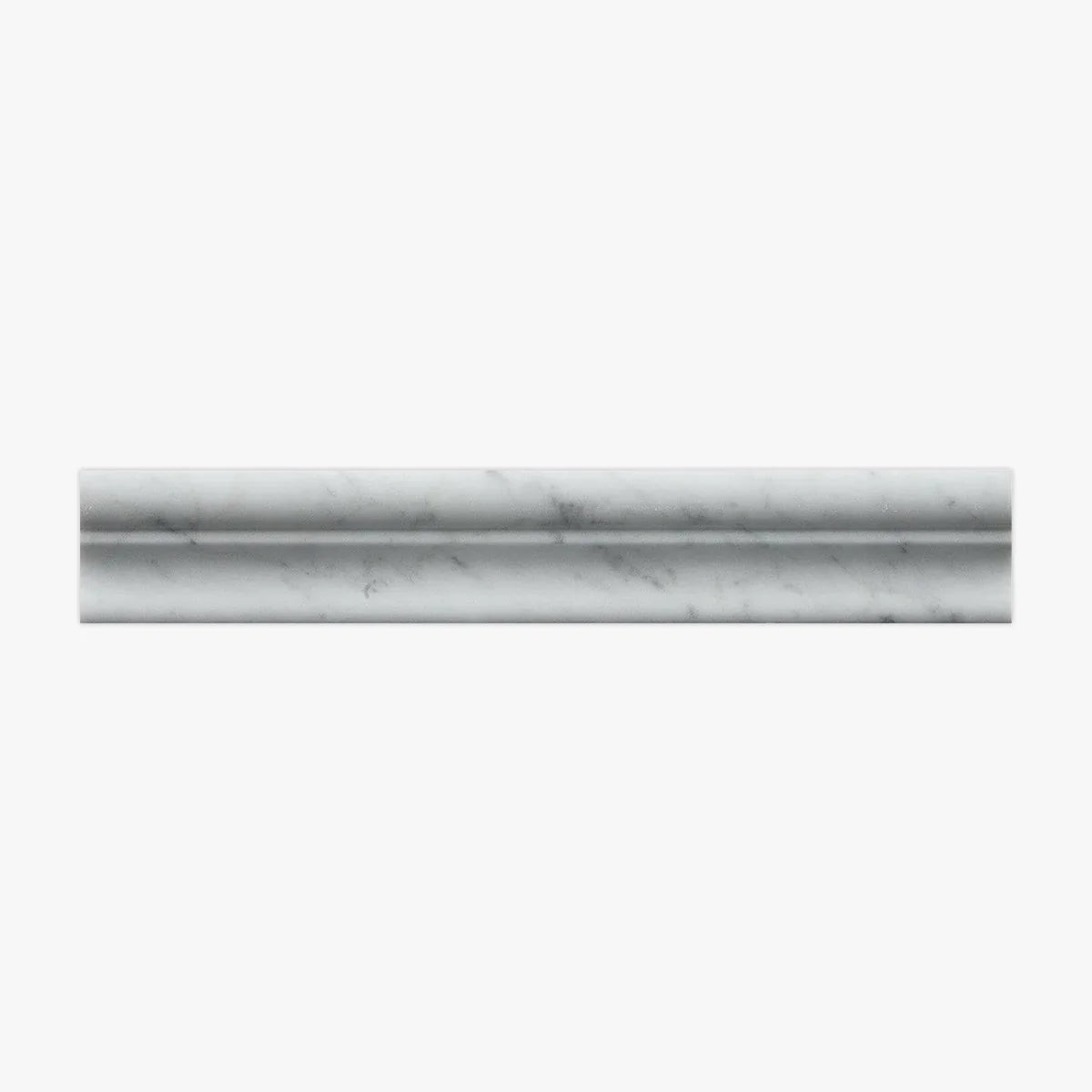 White Carrara Polished Marble White moulding, primary product image. Premium marble for floors and walls.